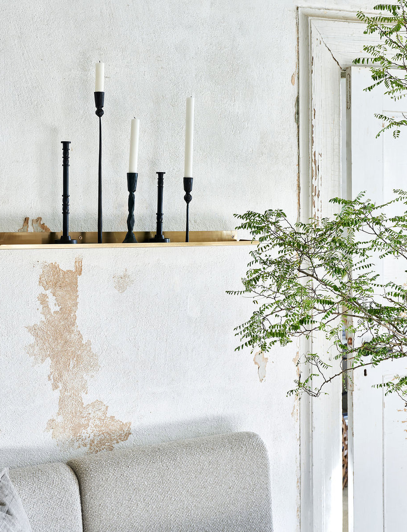house doctor Shelf Ledge, L80 cm, Gold, Møbler > Hylder, Unisex