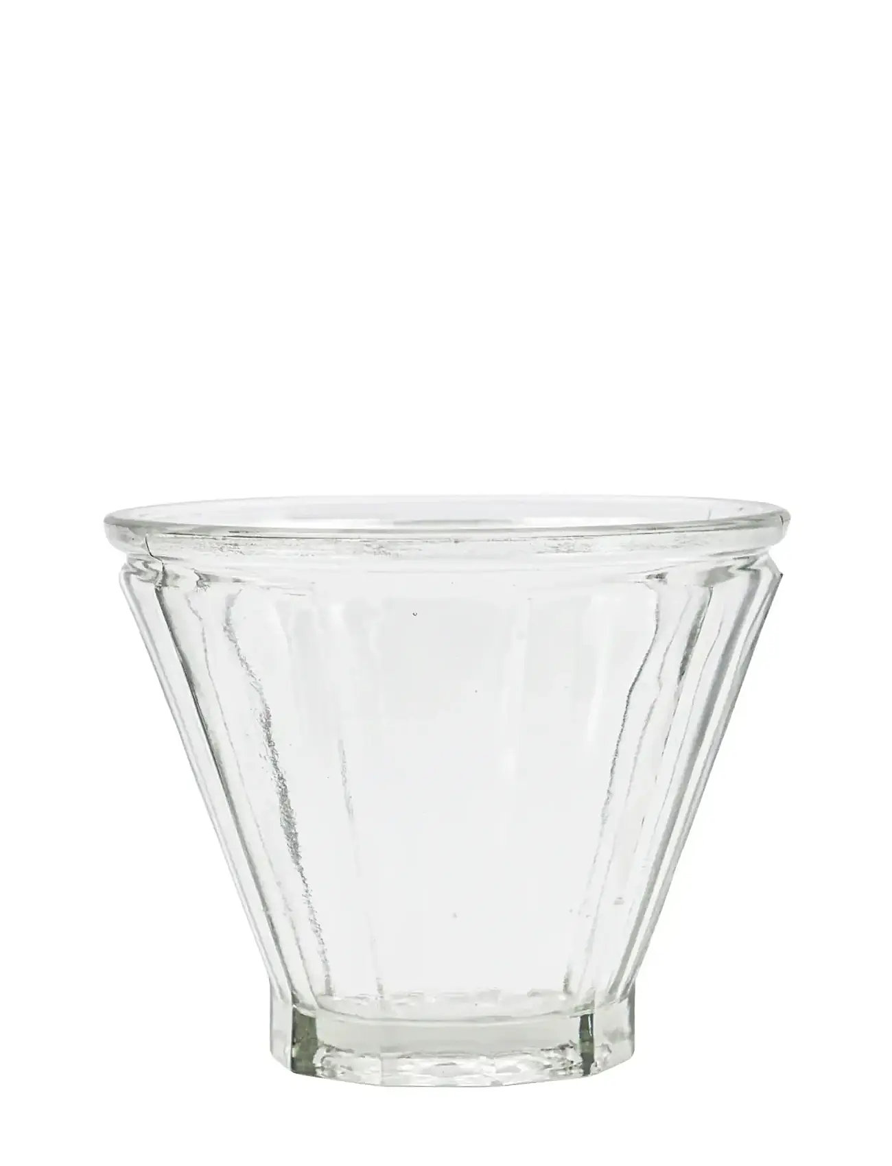 HOUSE DOCTOR Fyrfadsstage, Fren, Klar CLEAR - H 9CM - Unisex