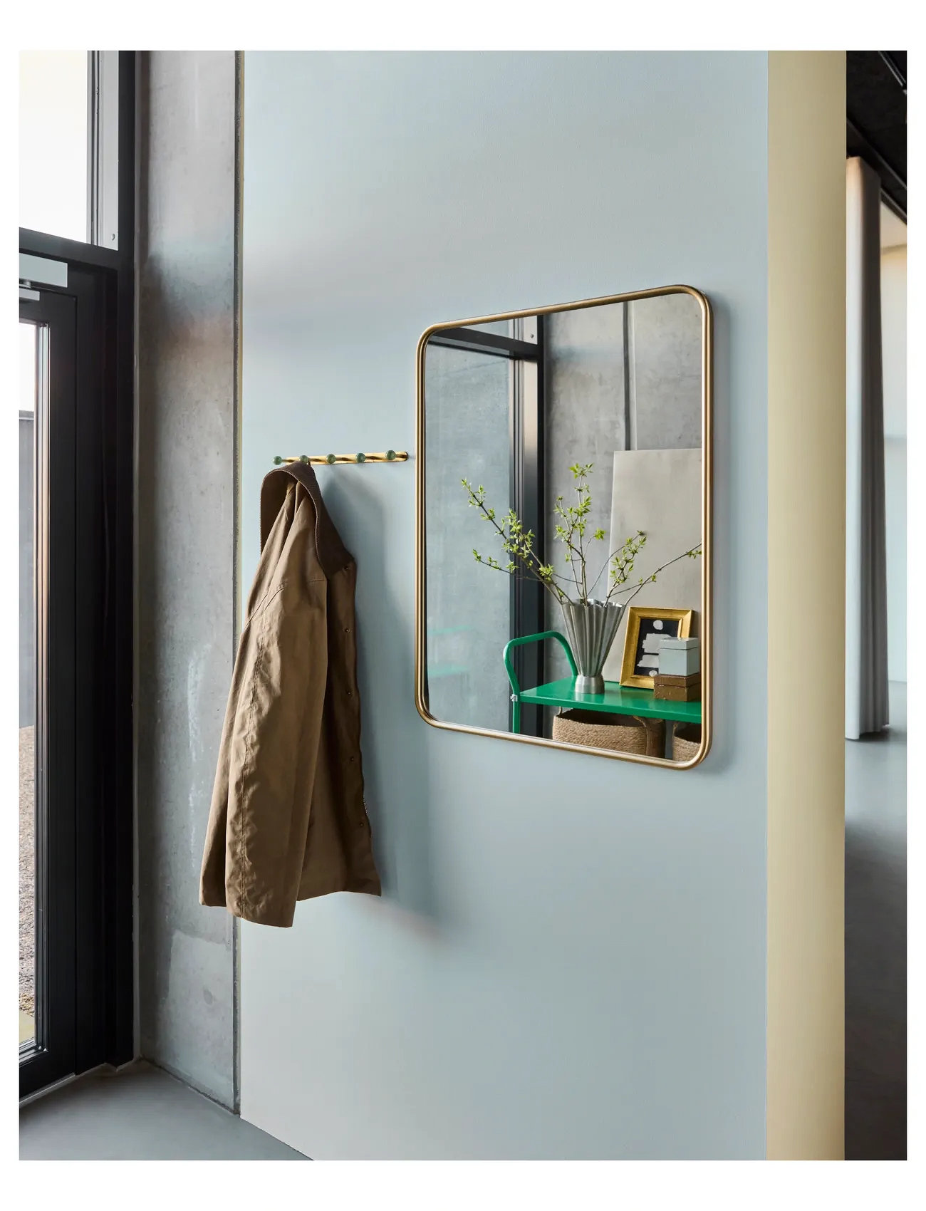 house doctor Spejl, Hdmirror, Gylden, One Size, Gold, Spejle > Vægspejle, Unisex