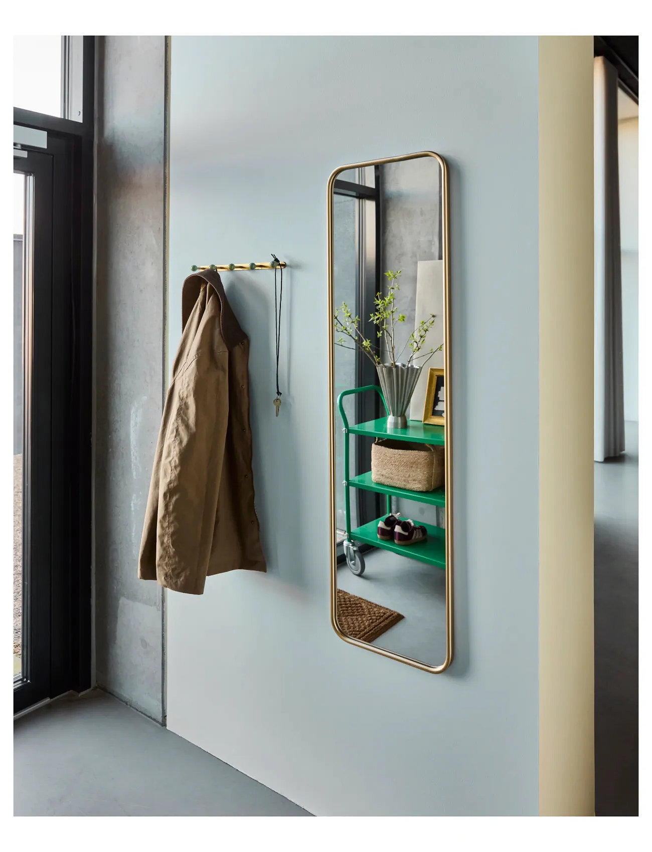 house doctor Spejl, Hdmirror, Gylden, One Size, Gold, Spejle > Vægspejle, Unisex