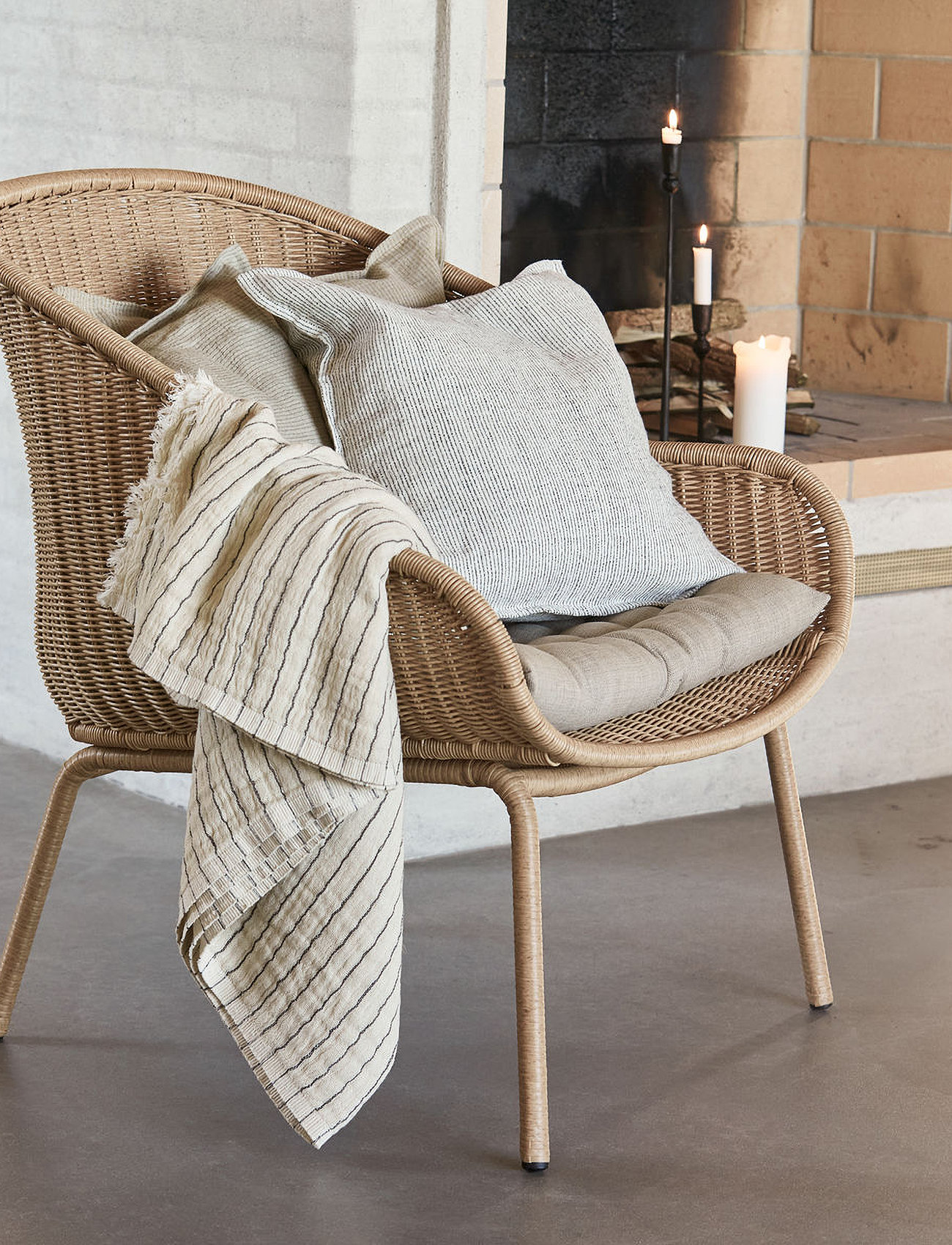 house doctor Lounge Chair, Hdhapur, Nature, 84X80X87.5, Brown, Stole Og Skamler > Stole, Unisex