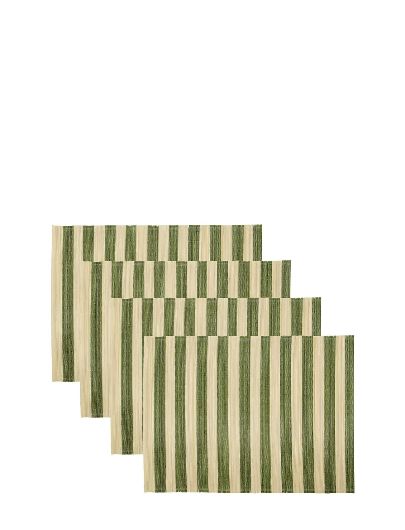 HOUSE DOCTOR Dækkeserviet, Hdrayas, Grøn;Natur Grün - 46X35X0CM - Unisex