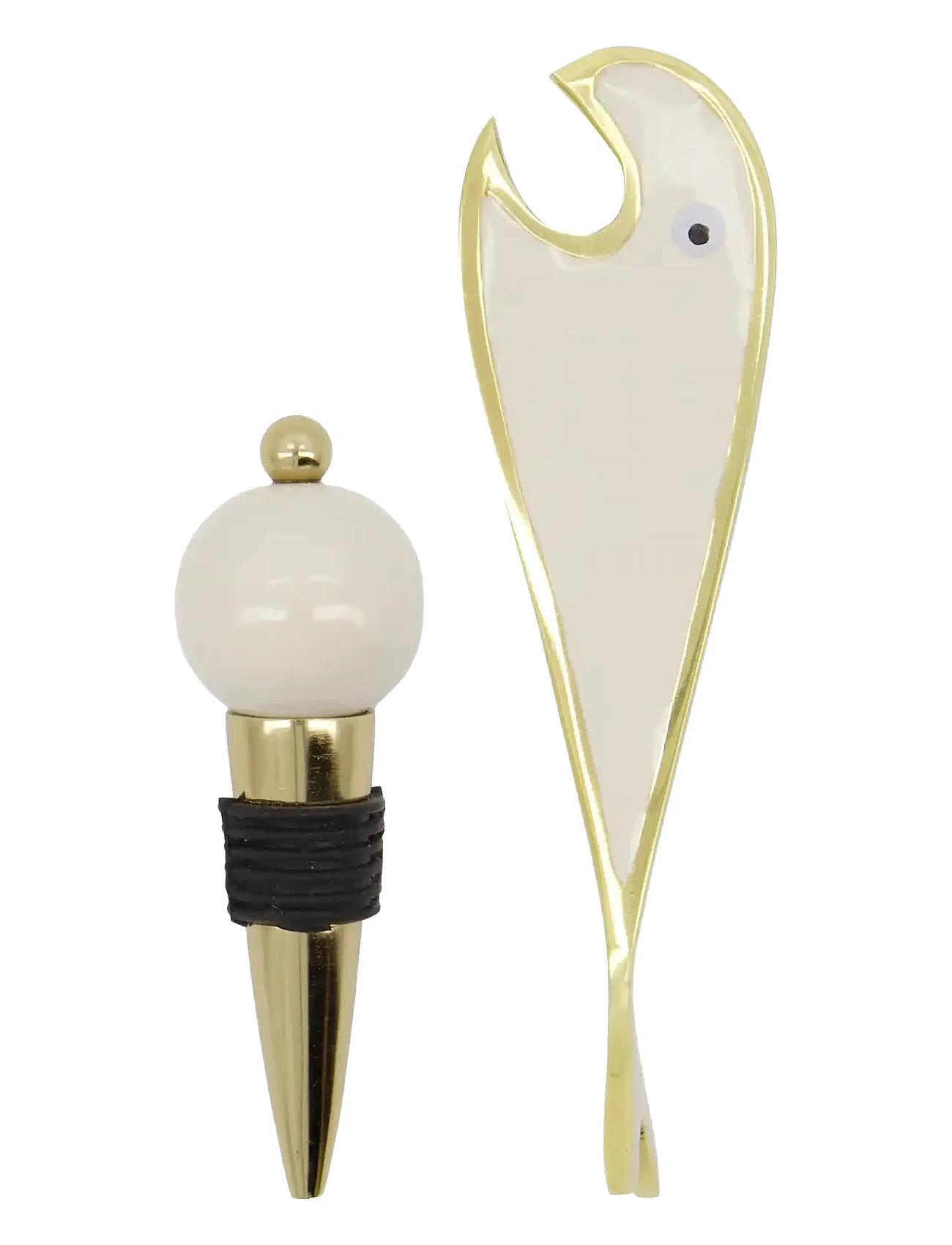 House Doctor Bar Accessories, Hdopen, Golden;Sand Vit