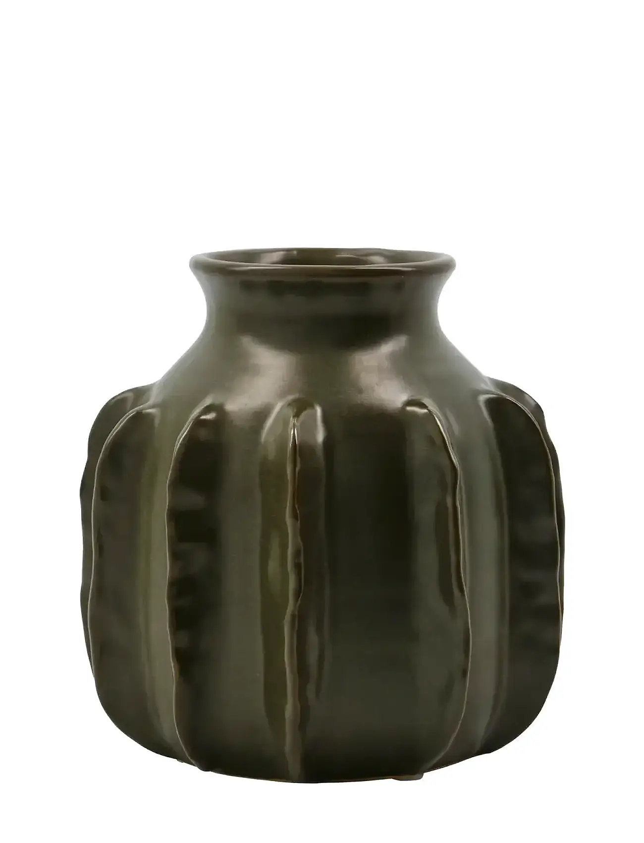 HOUSE DOCTOR Vase, Hdcactus, Mørkegrøn Khaki - One Size - Unisex