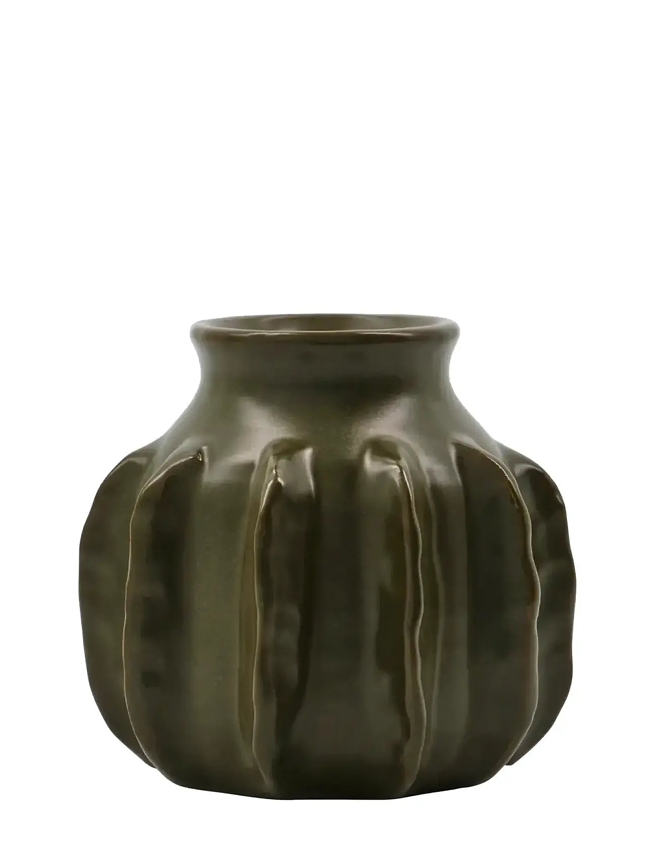 HOUSE DOCTOR Vase, Hdcactus, Mørkegrøn Khaki - One Size - Unisex