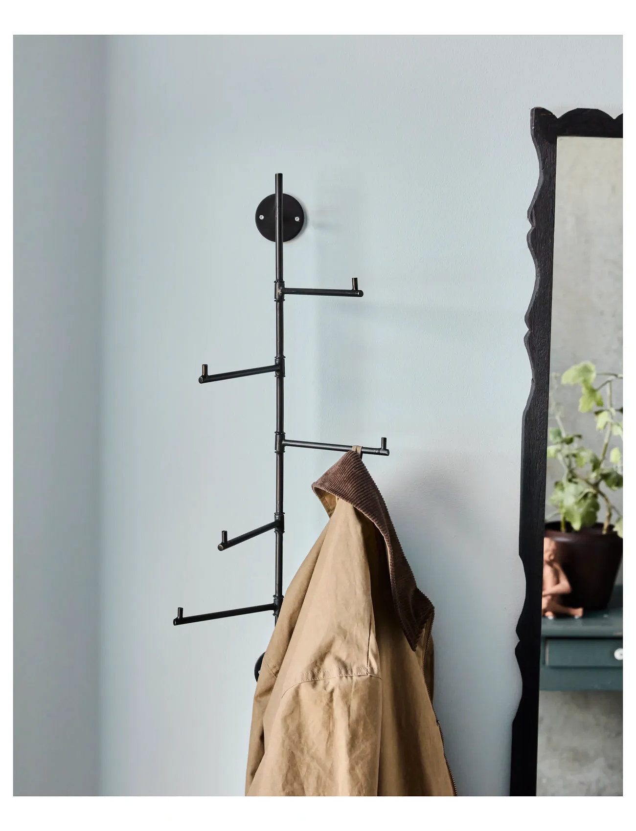 house doctor Knagerække, Hdflex, Sort, One Size, Black, Møbler > Knager Og Stativer, Unisex