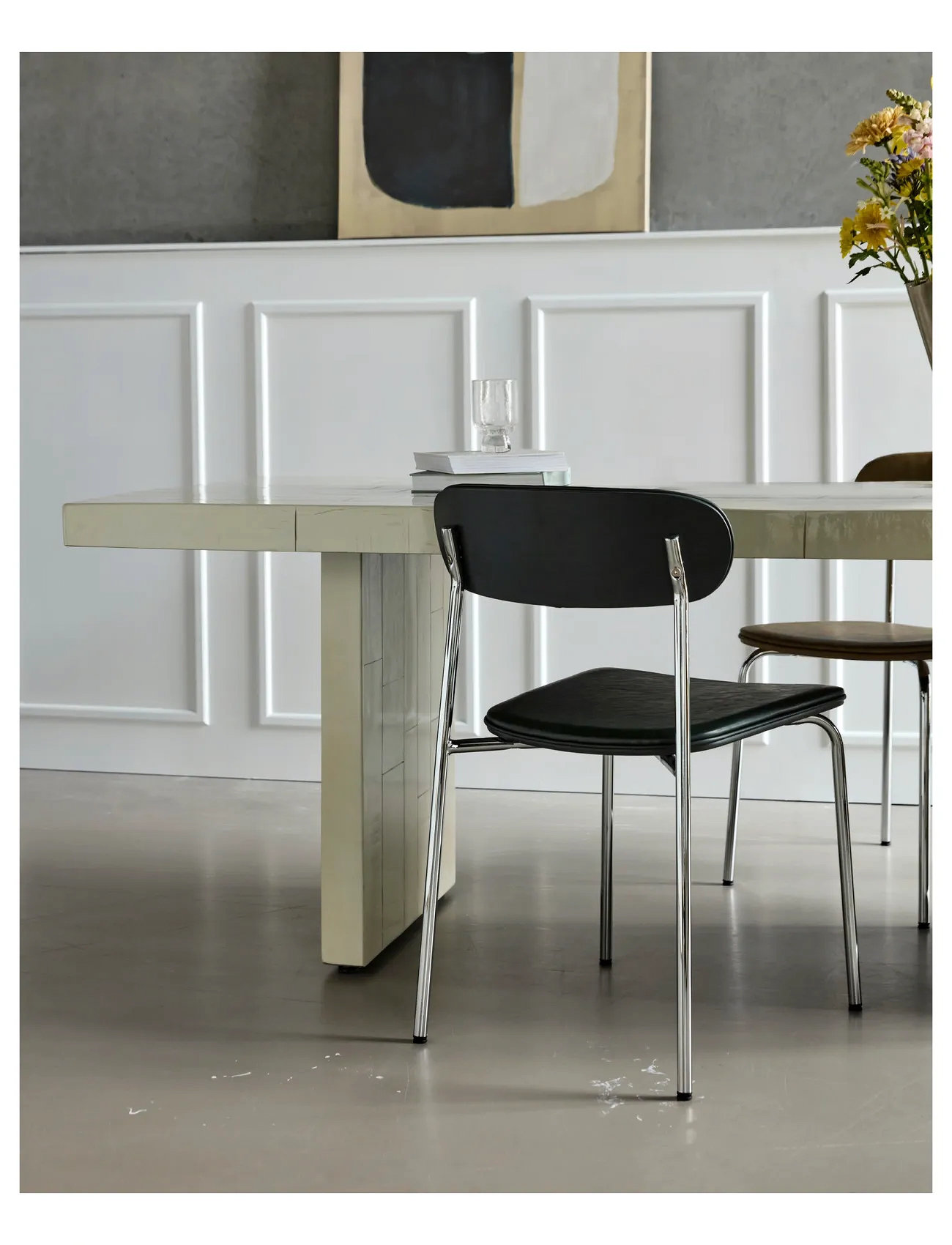 house doctor Spisebord, Hdbrick, Sand, One Size, Grey, Borde > Spiseborde, Unisex