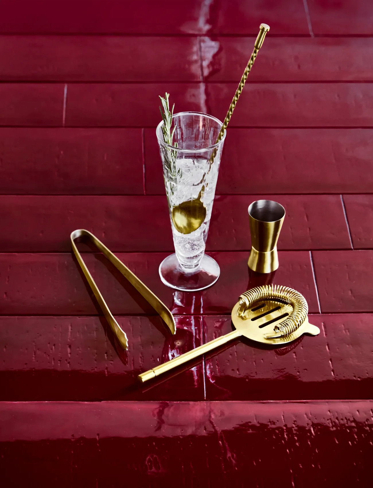 house doctor Bar Tilbehør, Hdkett, Antik Messingfinish, One Size, Brown, Tilbehør Til Drinks Og Barer > Shakere Og Cocktailredskaber, Unisex