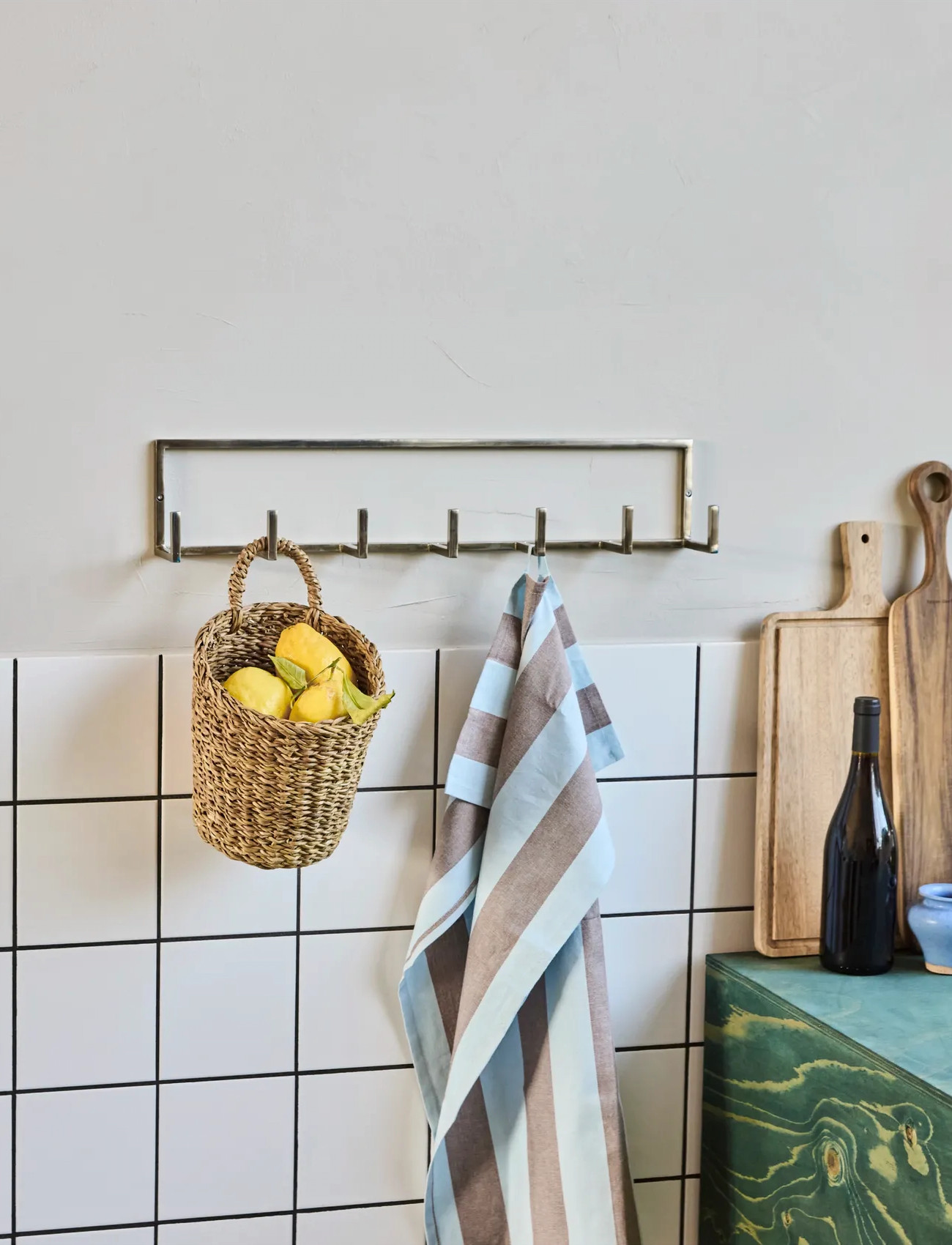 house doctor Rack, Hdrack, Silver Finish, One Size, Silver, Knager Og Knopper > Knager, Unisex