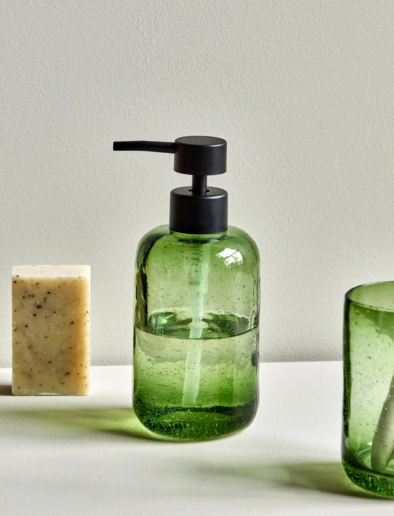 house doctor Soap Dispenser, Hdwah, Green, One Size, Green, Badeværelsesinteriør > Sæbepumper Og Sæbekopper, Unisex