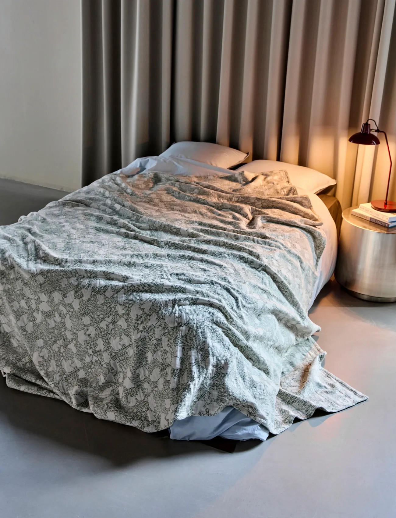 house doctor Bed Throw, Hdmori, Off-White, Khaki, One Size, Green, Puder & Tæpper > Tæpper & Plaider, Unisex