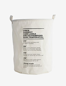 Wash Instructions Laundry bag - wäschekörbe - no color
