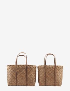 Beach Bag - storage baskets - brown