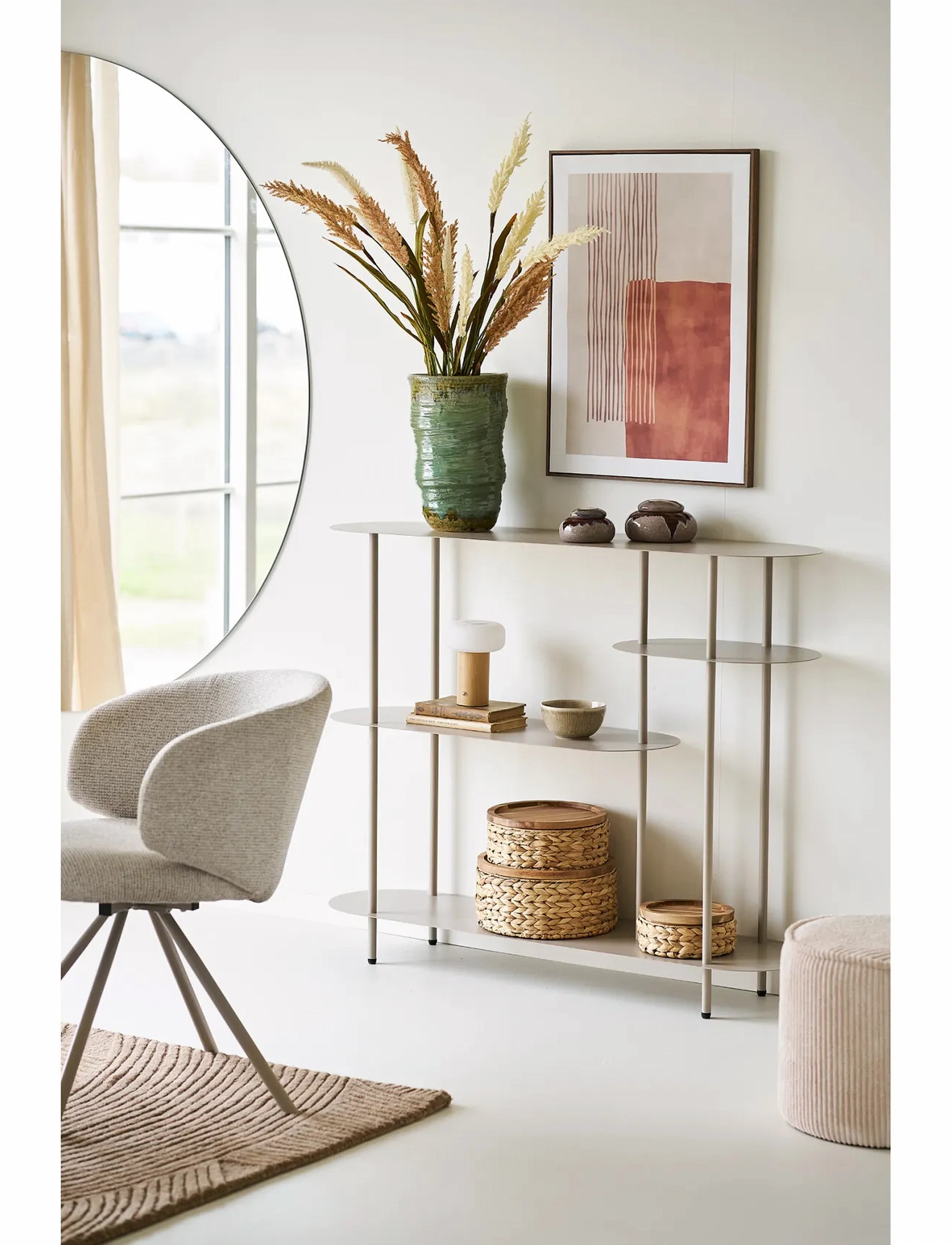 House Nordic Karo, 118X31X97 cm, Grey, Møbler > Hylder, Unisex