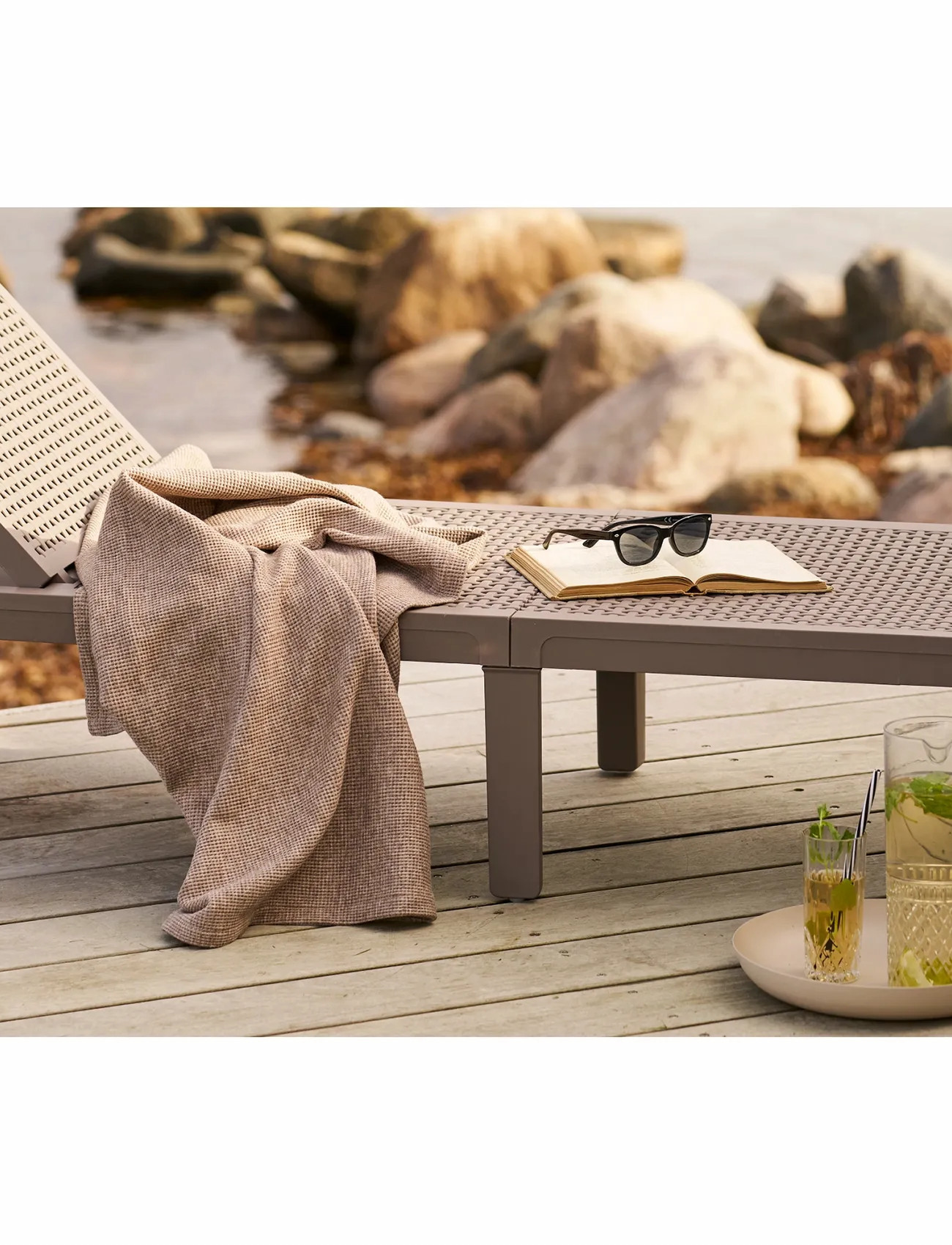 House Nordic Vena, 156X130 cm, Brown, Puder & Tæpper > Tæpper & Plaider, Unisex