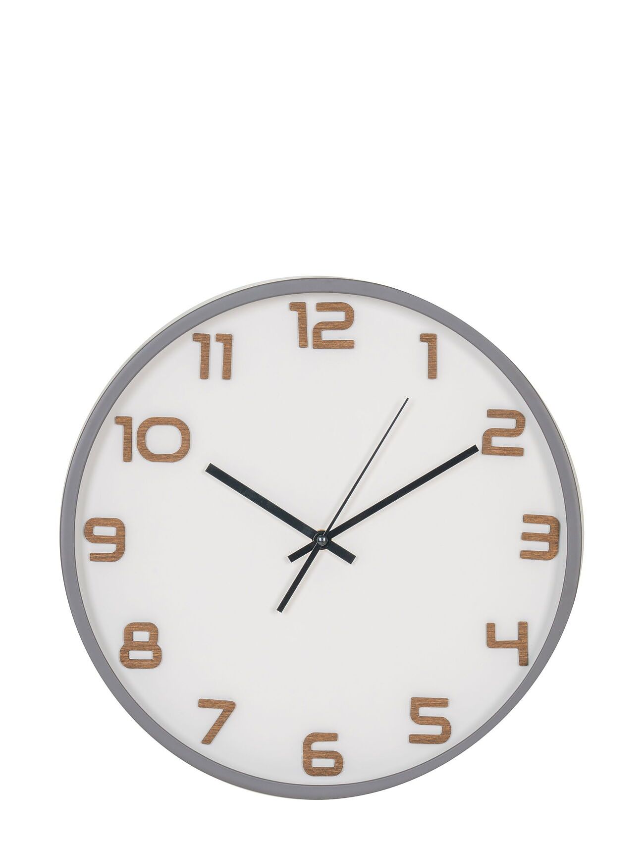 Selma - Wall Clock, Grey, Silent Movement Ø35 Cm Home Decoration Watches Wall Clocks Grey House Nordic