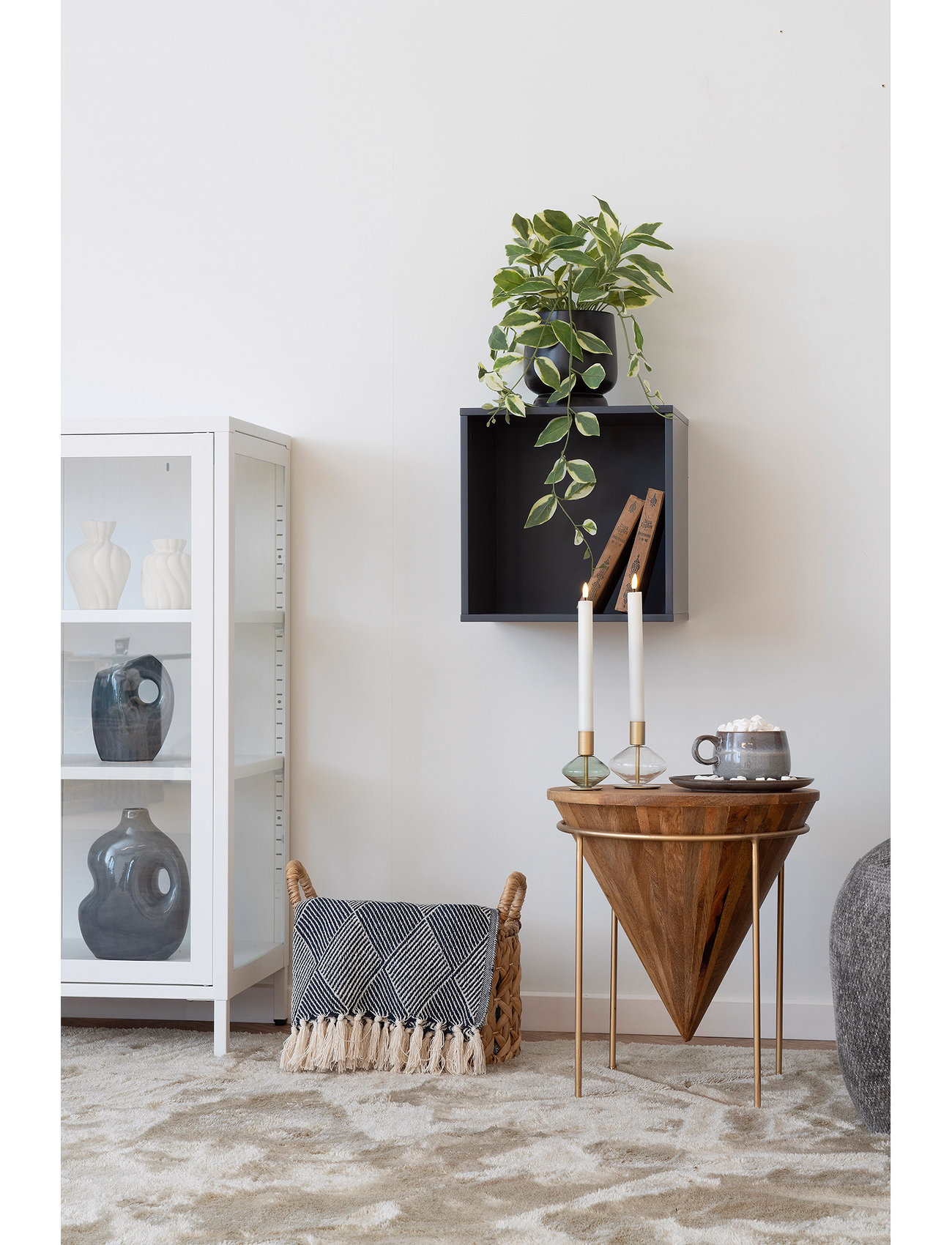 House Nordic Tova - Baskets, Water Hyacinth, Natural, Set Of 3, 30X46X36 cm, Brown, Opbevaring > Opbevaringskurve, Unisex