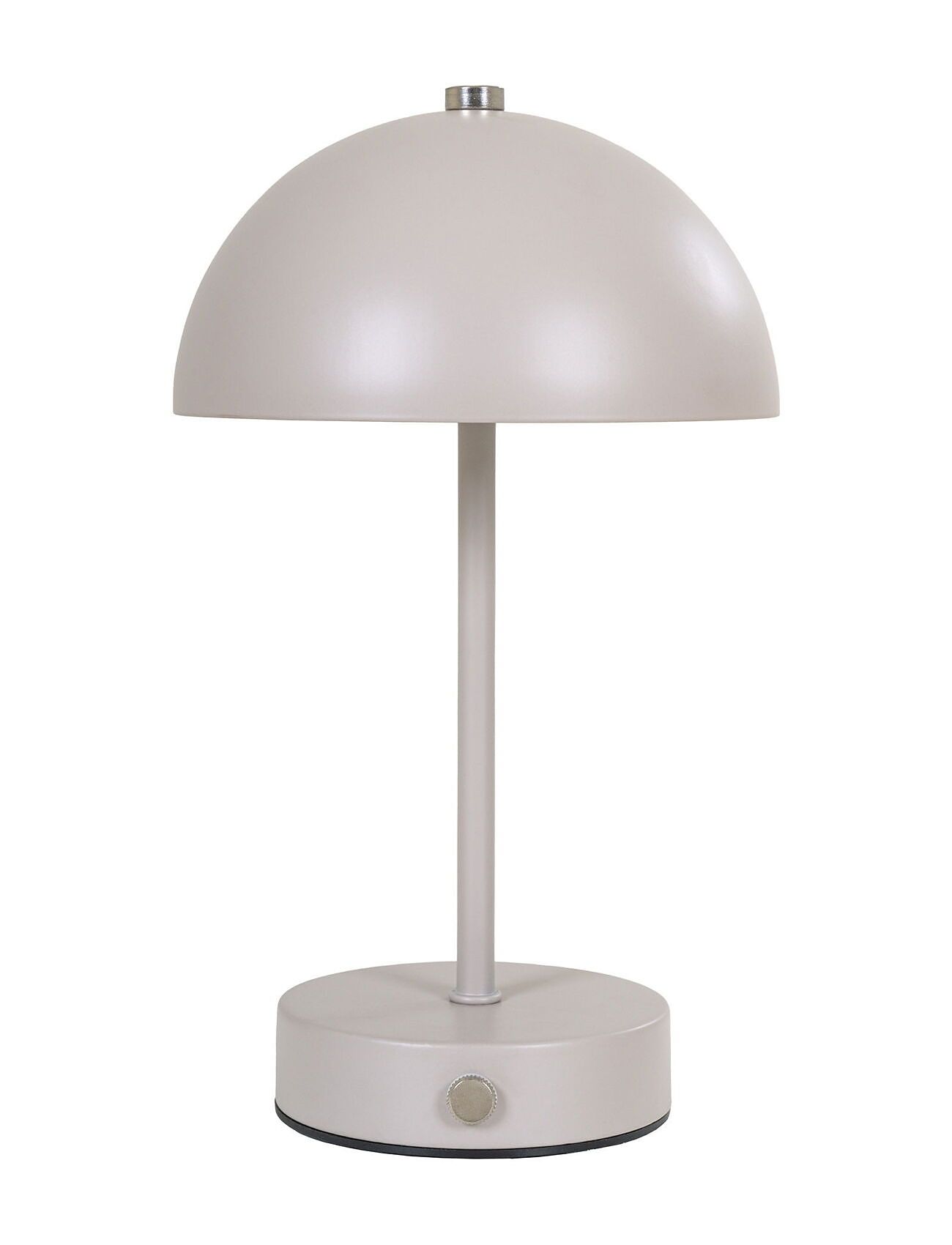 House Nordic Kia - Table Lamp, Sand, Steel, Rechargeable Grå