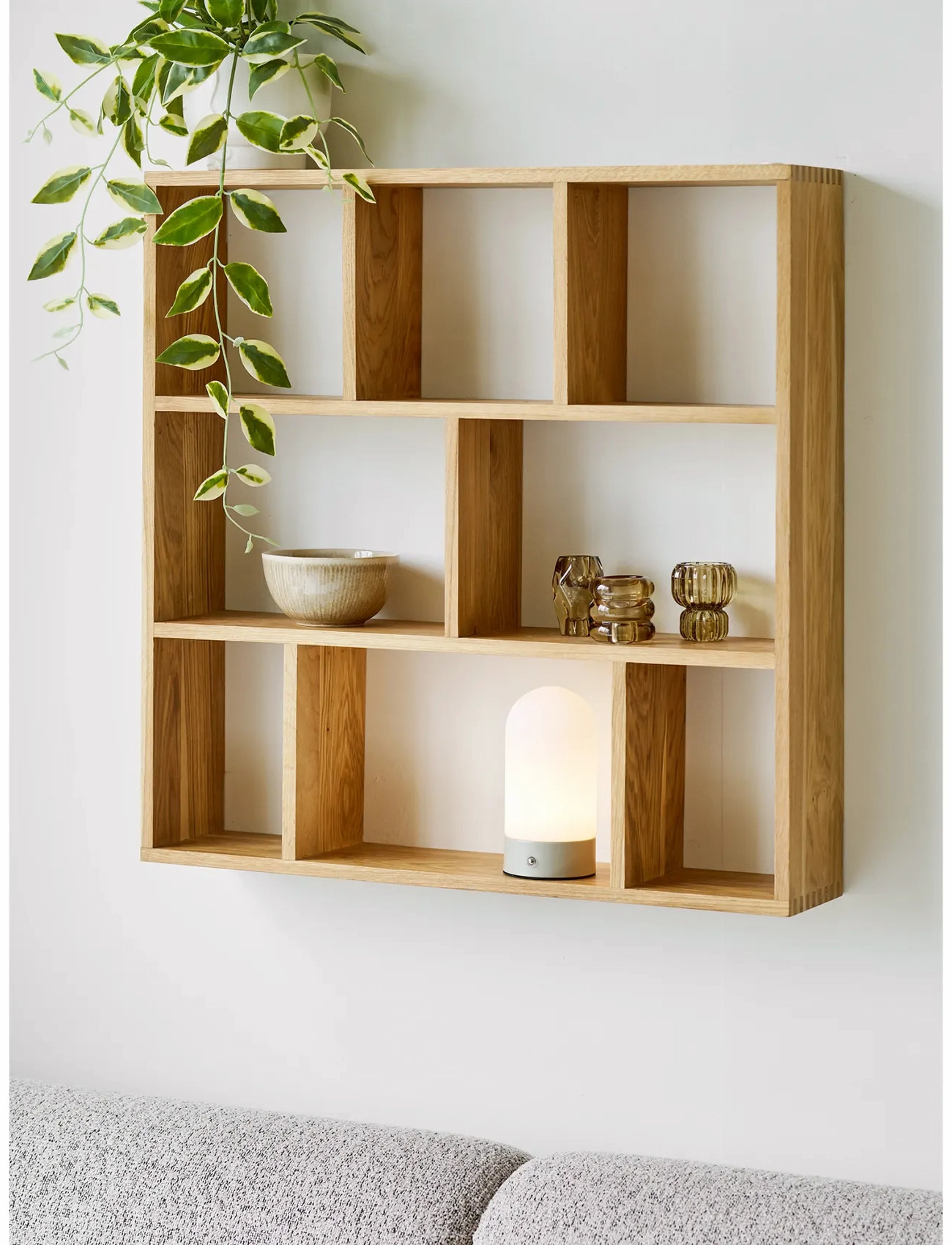 House Nordic Aska, 9X9X18 cm, Beige, Lamper > Bordlamper, Unisex