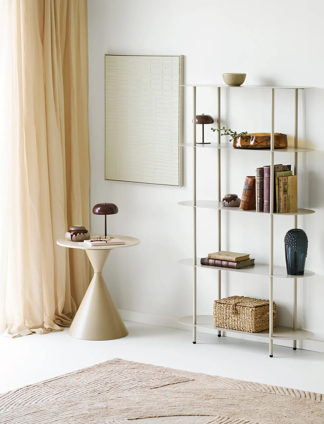 House Nordic Marg, 16X16X23 cm, Silver, Lamper > Bordlamper, Unisex
