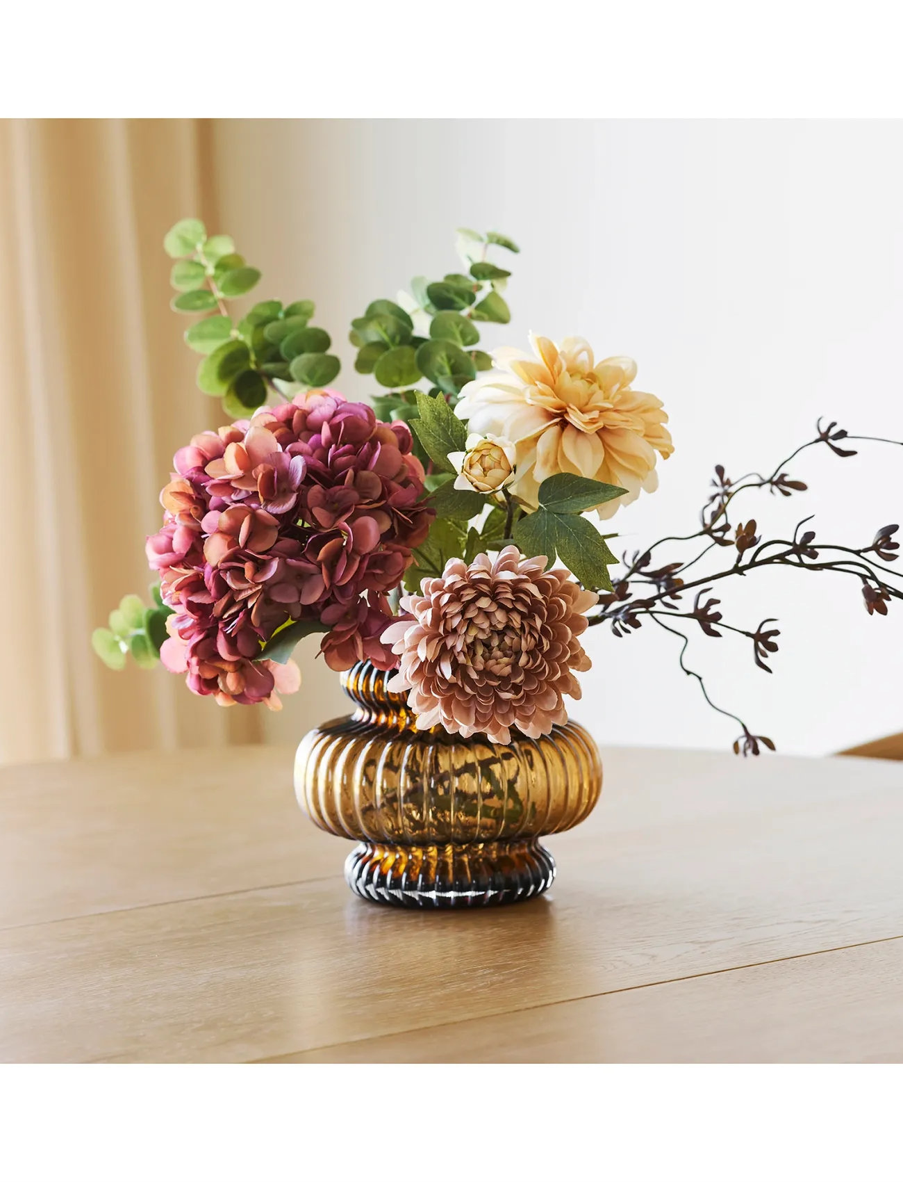 House Nordic Vilda - Dahlia Bouquet, Artificial Flowers, Mix, 68 cm, Multi/patterned, Dekoration > Dekorative Fade, Unisex
