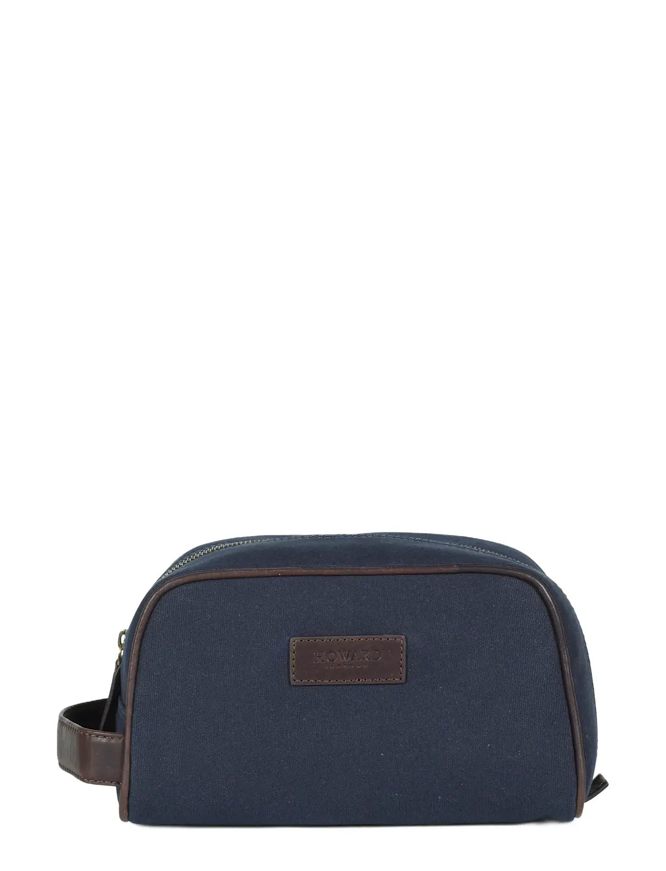 Howard London Howard Canvas Washbag, One Size, Navy, Tasker > Toilettasker, Herre