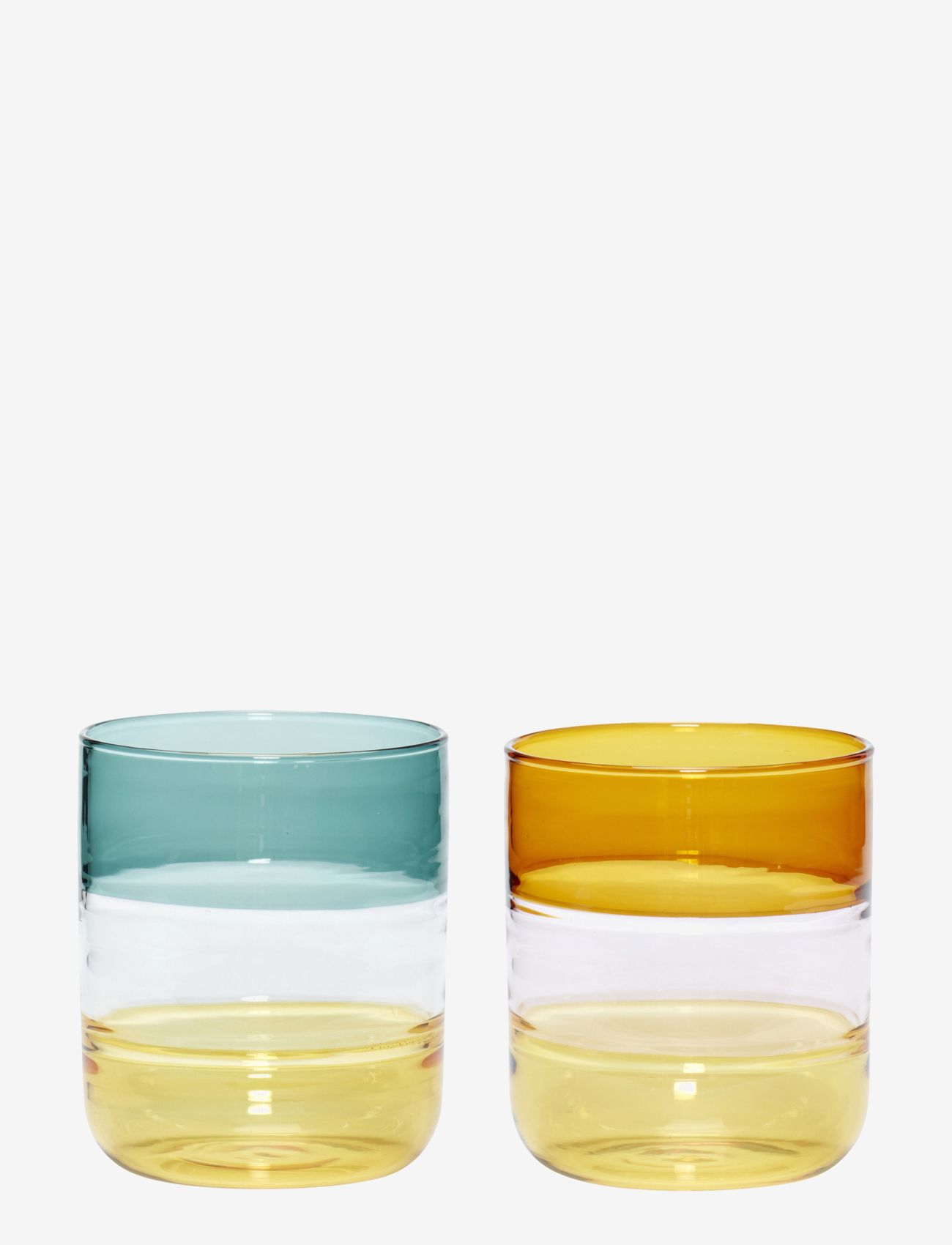 Hübsch - Lemonade Drikkeglas - drikkeglas - multi-colored - 0