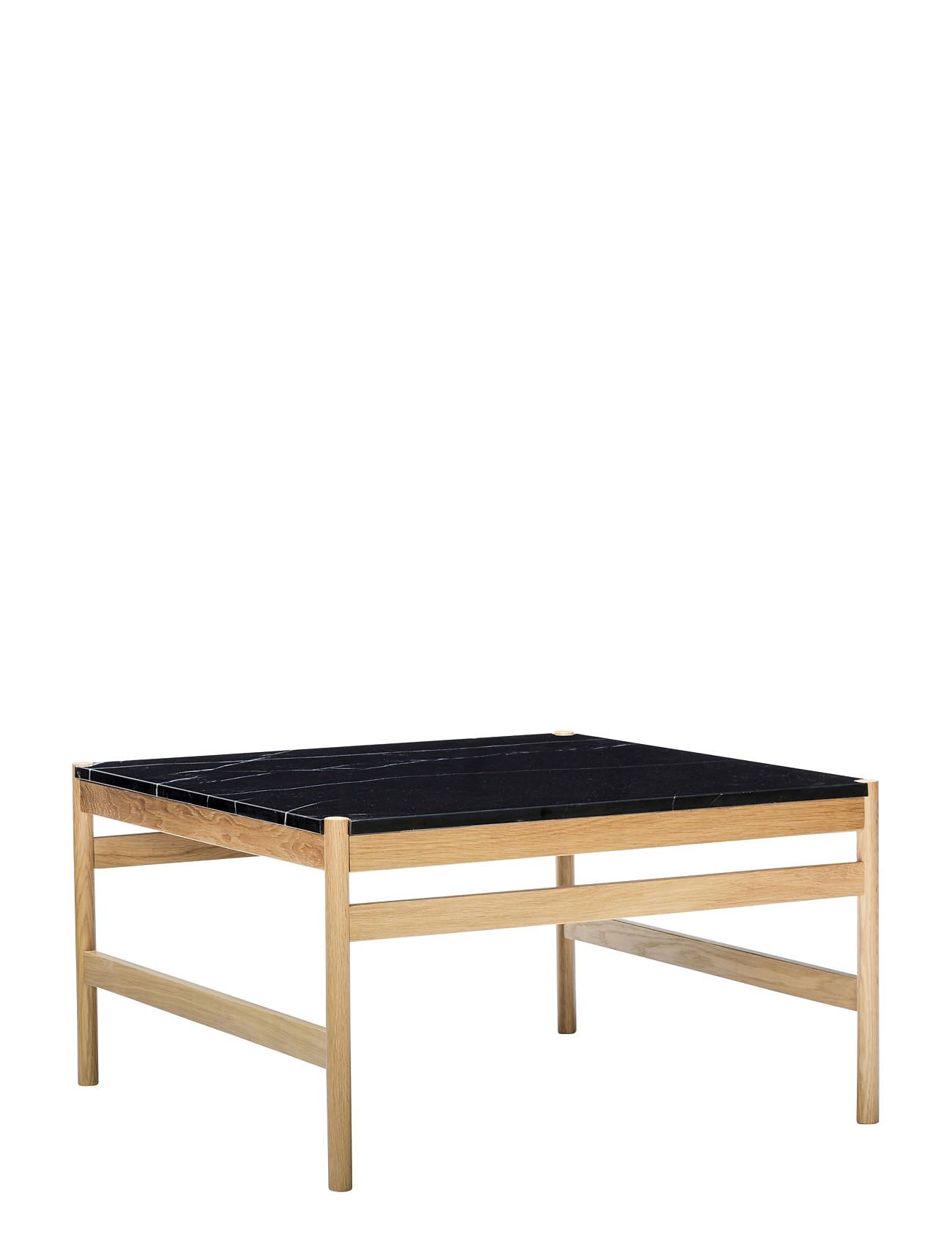 Hübsch Raw Coffee Table Black/Natural Svart