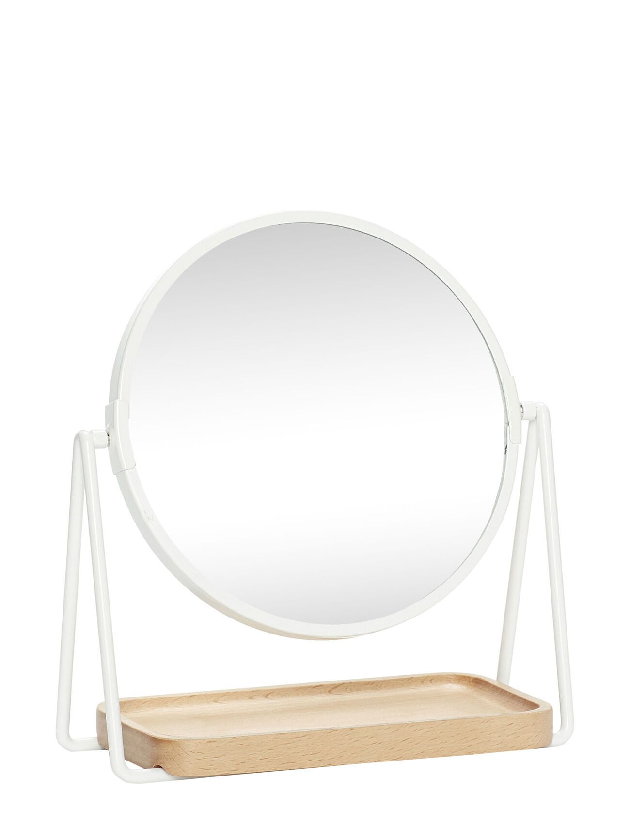 Smize Table Mirror Home Decoration Bathroom Interior Bathroom Mirrors White Hübsch