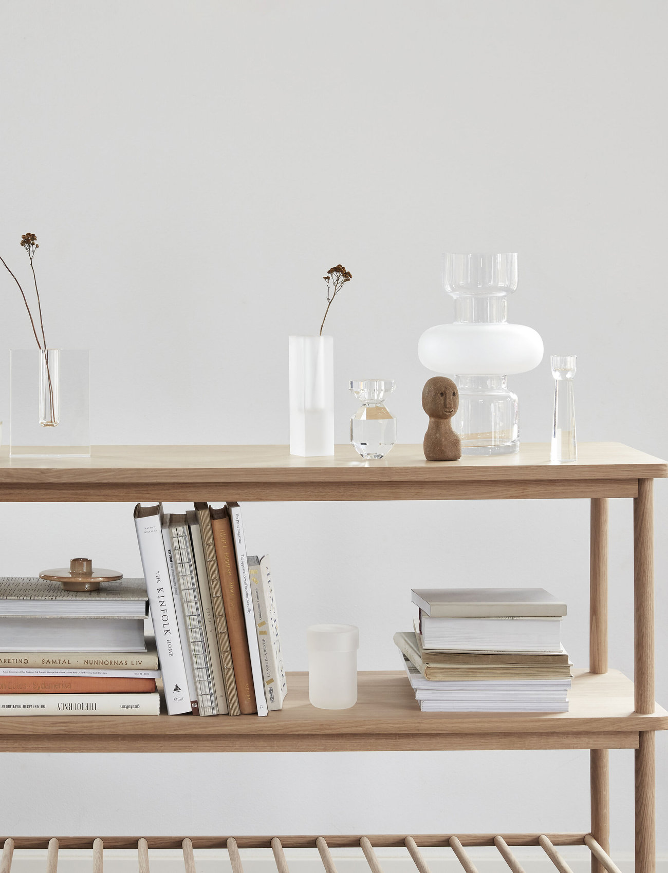 Hübsch Acorn Console Table Natural, One Size, Beige, Borde > Sideborde Og Små Borde, Unisex