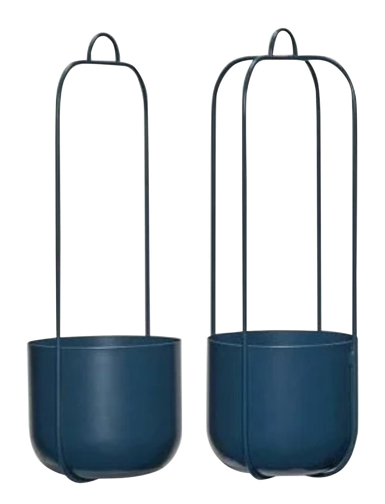 Lotus Hanging Pots Blue Hübsch