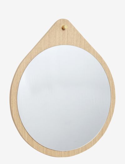 Drop Mirror - runde spiegel - nature