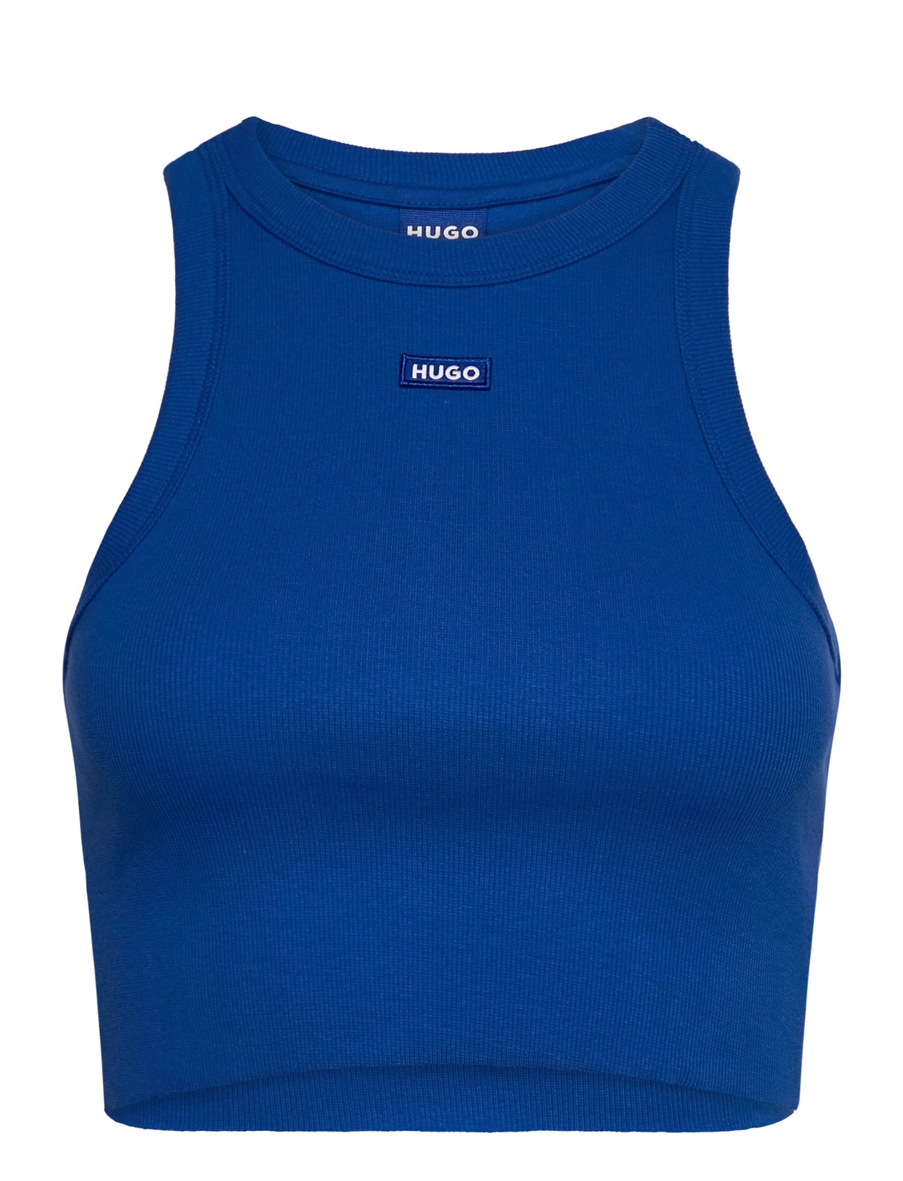 HUGO BLUE Baby Tank_B, XL, Blue, Crop Overdele > Crop Overdele Uden Ærmer, Dame