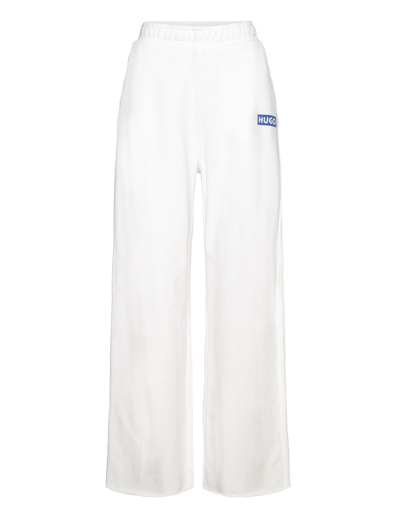 Straight Jogger_B Bottoms Sweatpants White HUGO BLUE