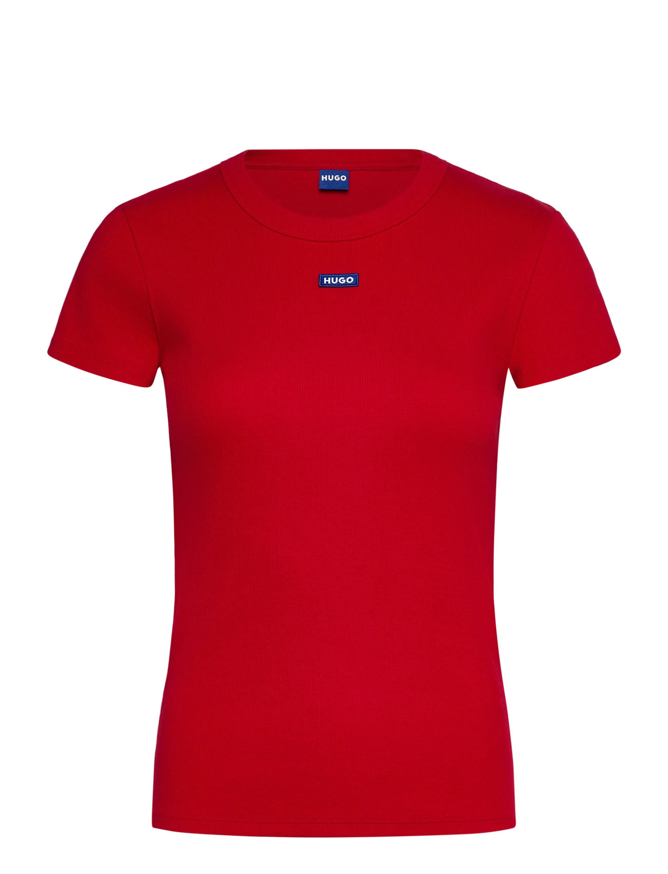 HUGO Blau Easy Tee_B Rot - XL - Damen