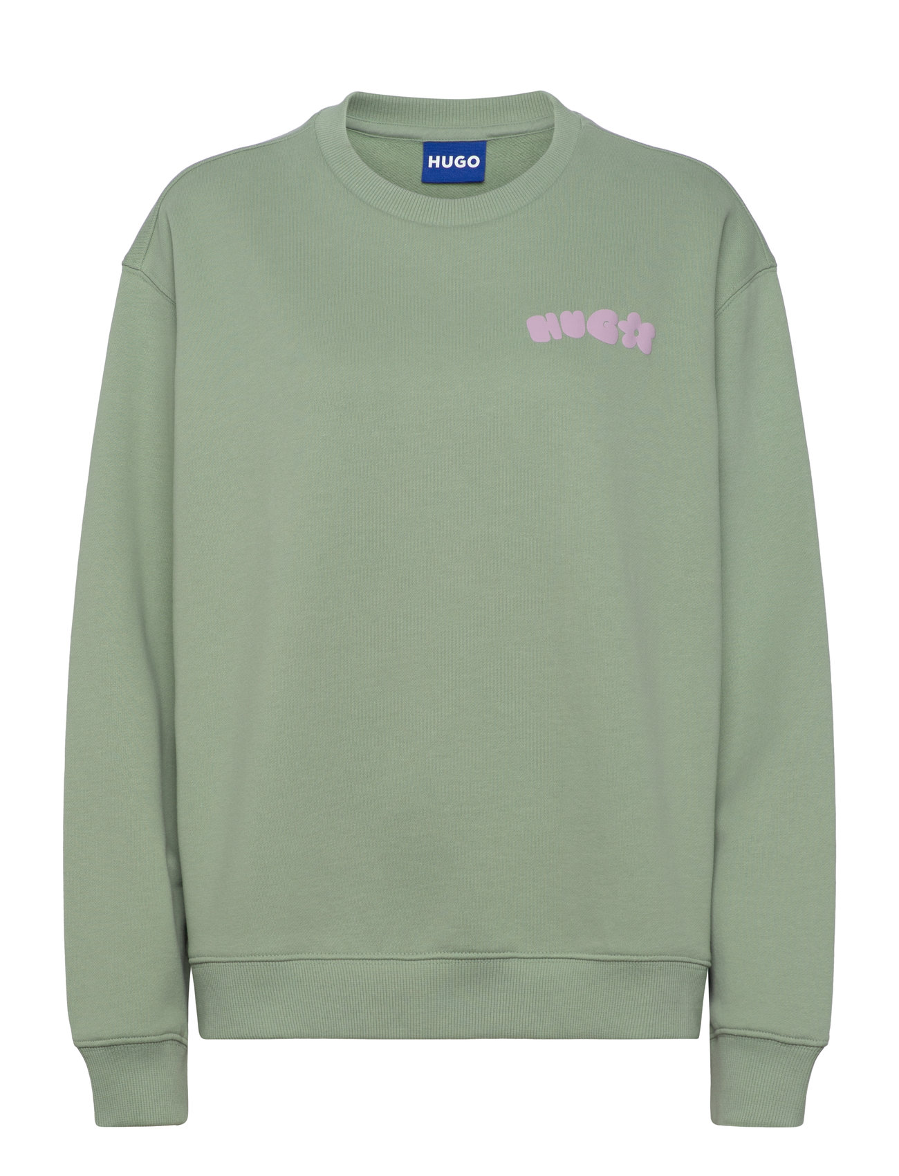 Over D Crew_B_1 Green HUGO BLUE