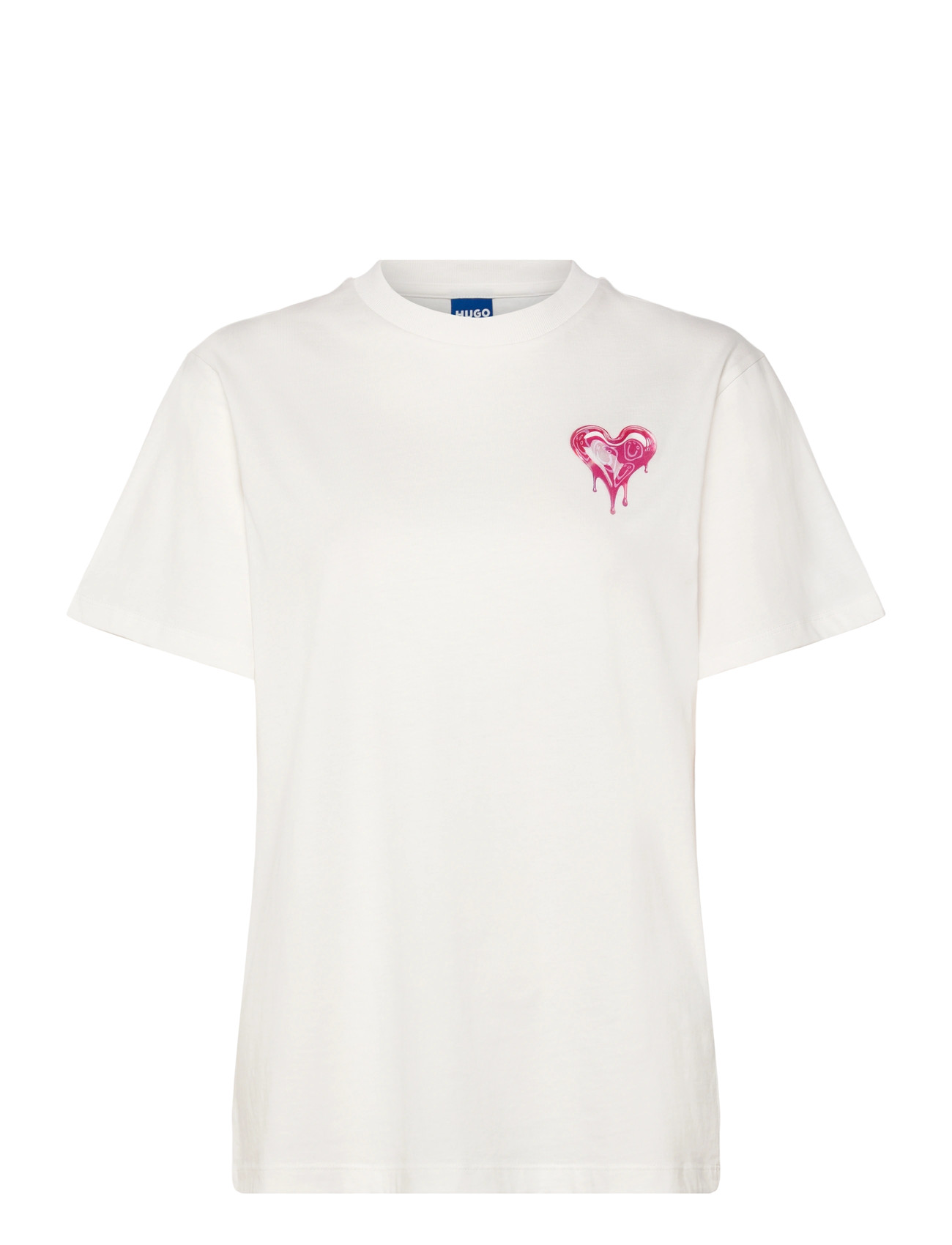 HUGO Blau Vintage_Tee_B_9 Pink - M - Damen