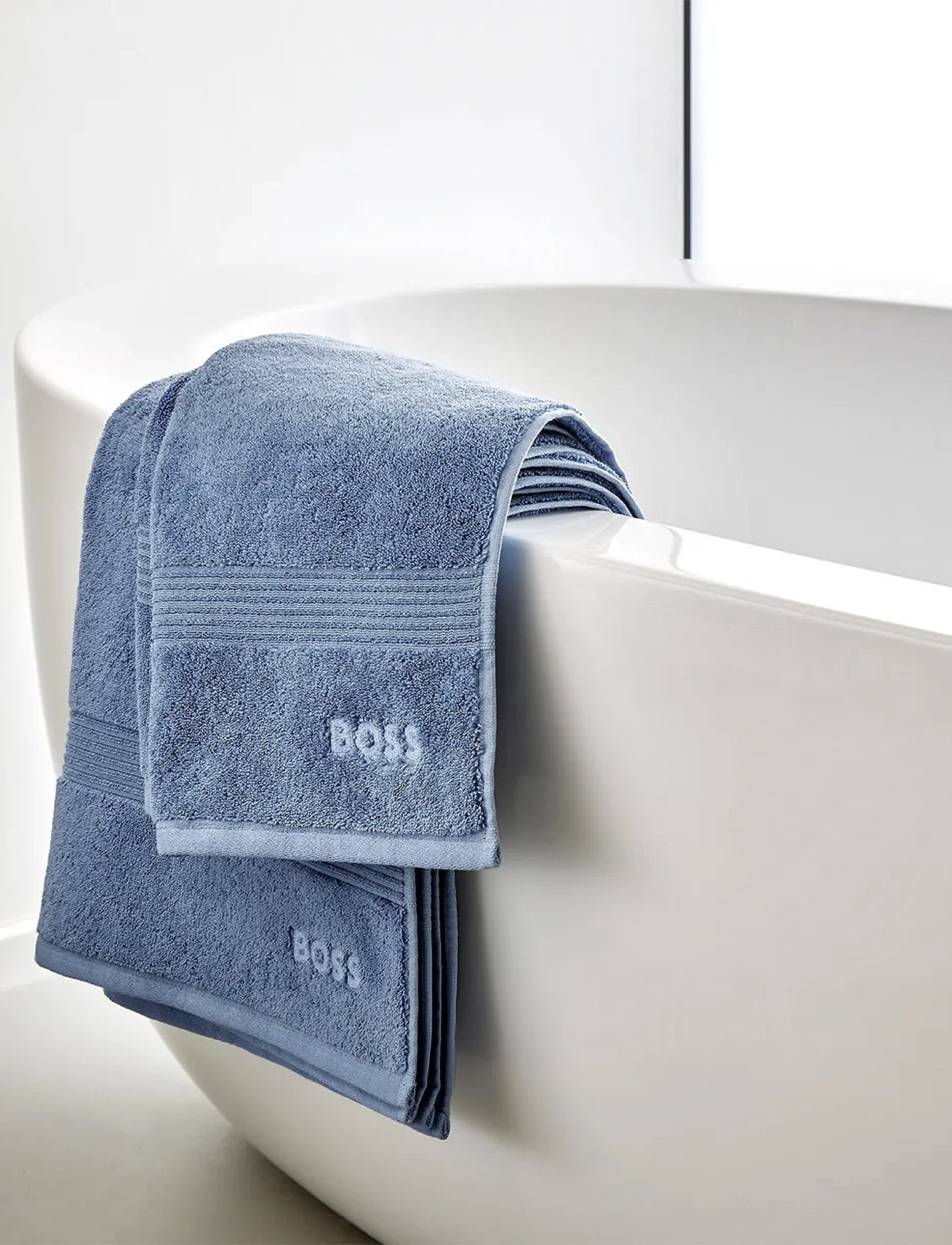 Boss Home Loft Bath Mat, 60X90 cm, Blue, Tæpper > Badetæpper, Unisex