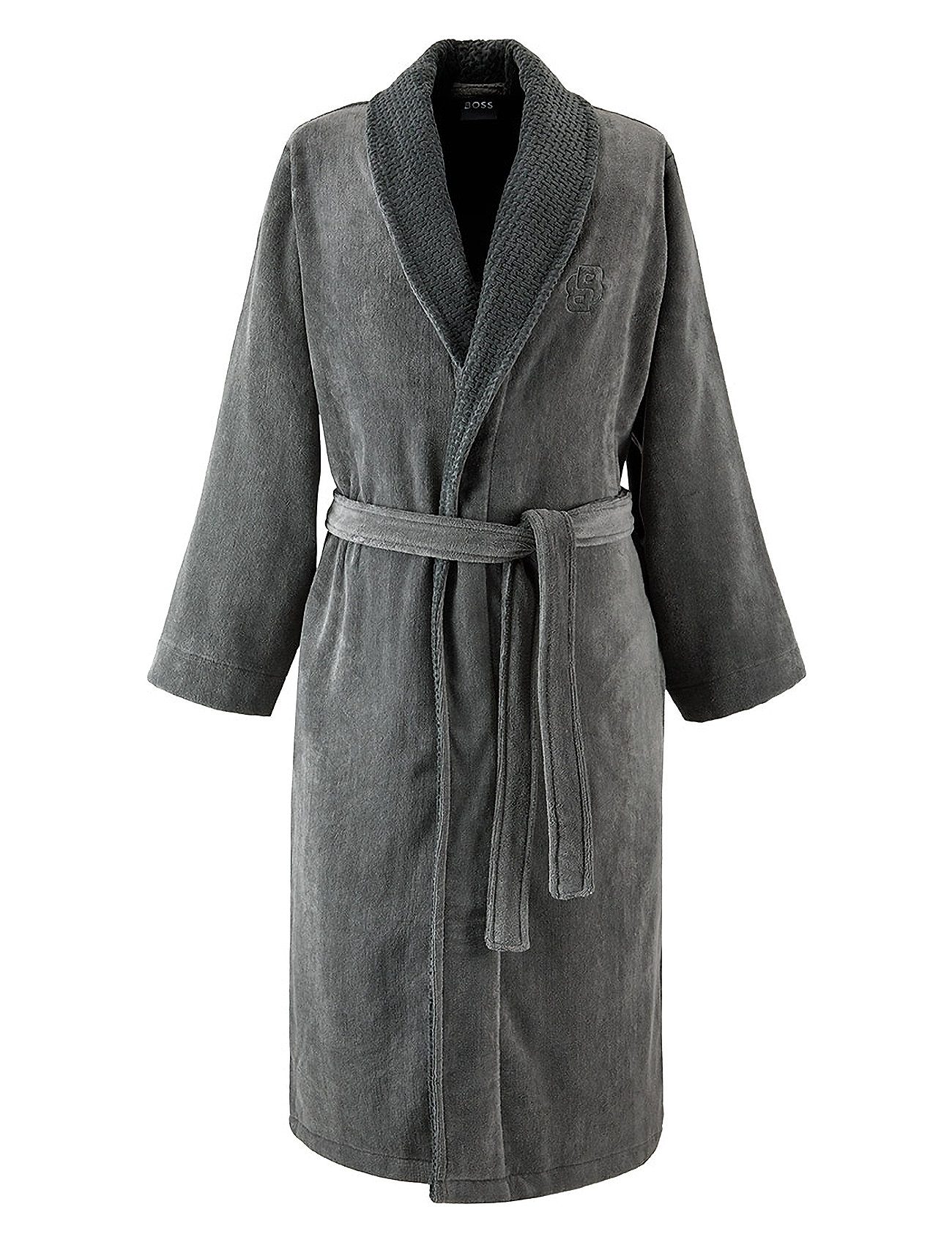 Doubleb Bath Robe Grey Boss Home