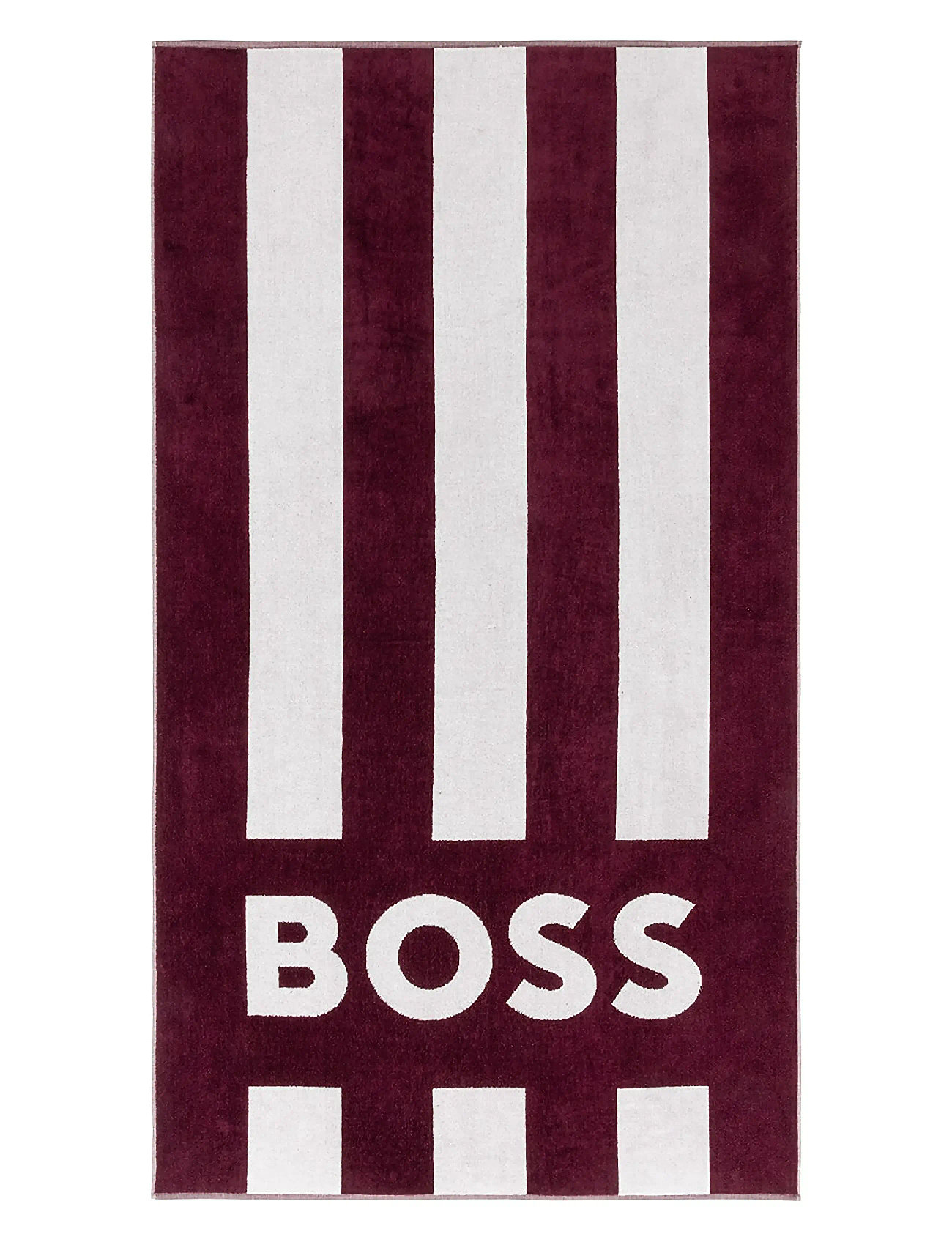 Boss Home Bath Beach Towel Burgundy