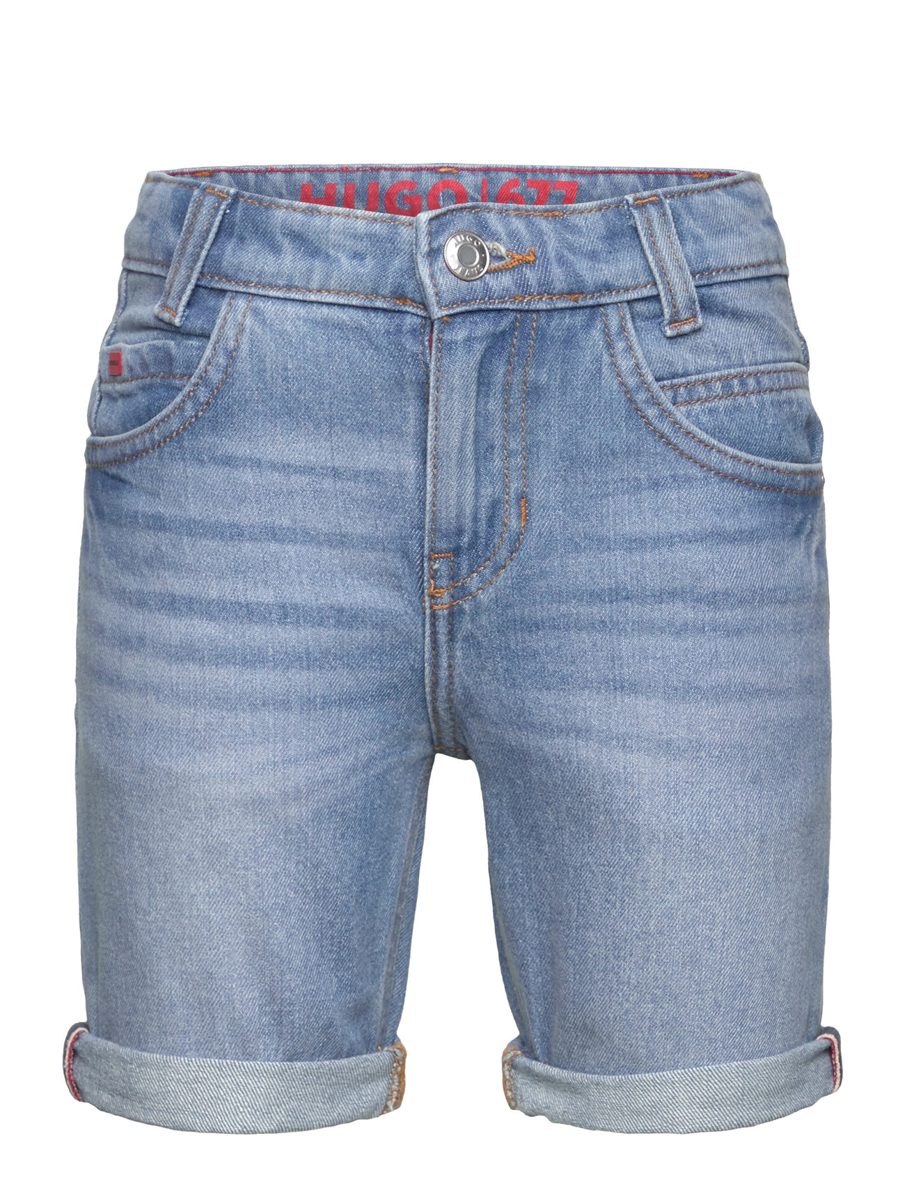 HUGO Kinder Denim Shorts Blau - 152 - Kinder