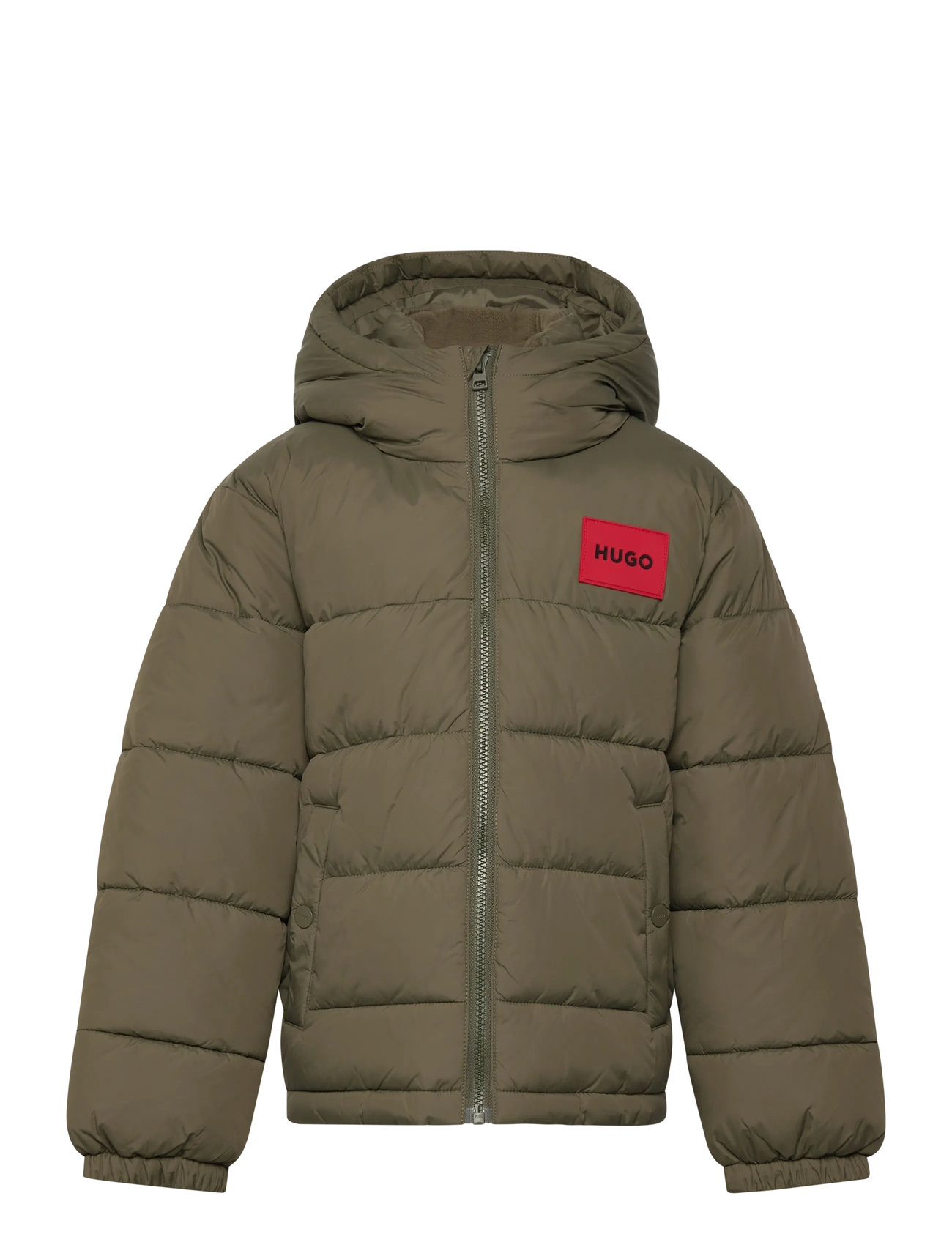 HUGO Kinder Puffer Jacke Khaki - 138 - Kinder