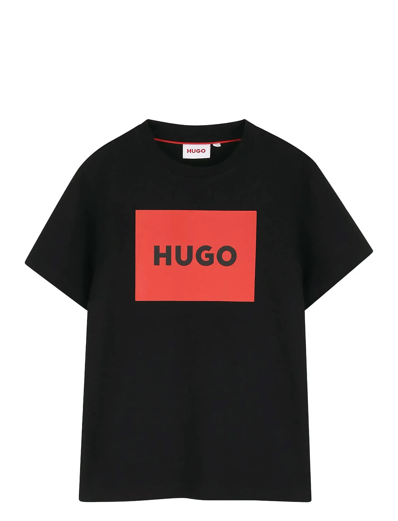 HUGO Kinder T-Shirt Schwarz - 174 - Kinder
