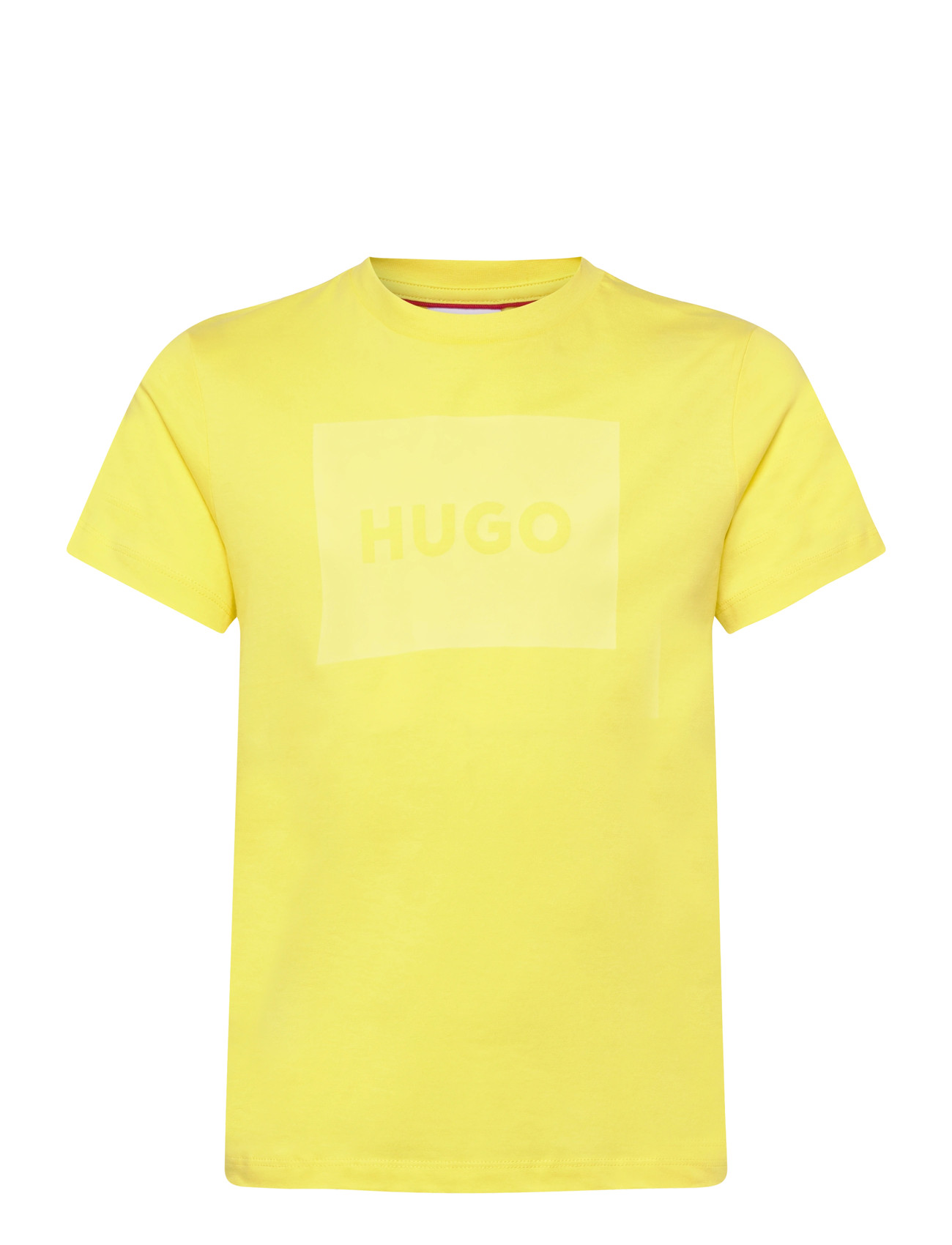 Hugo Kids Short Sleeves Tee-Shirt, 140, Yellow, T-Shirts > Kortærmede, Børn