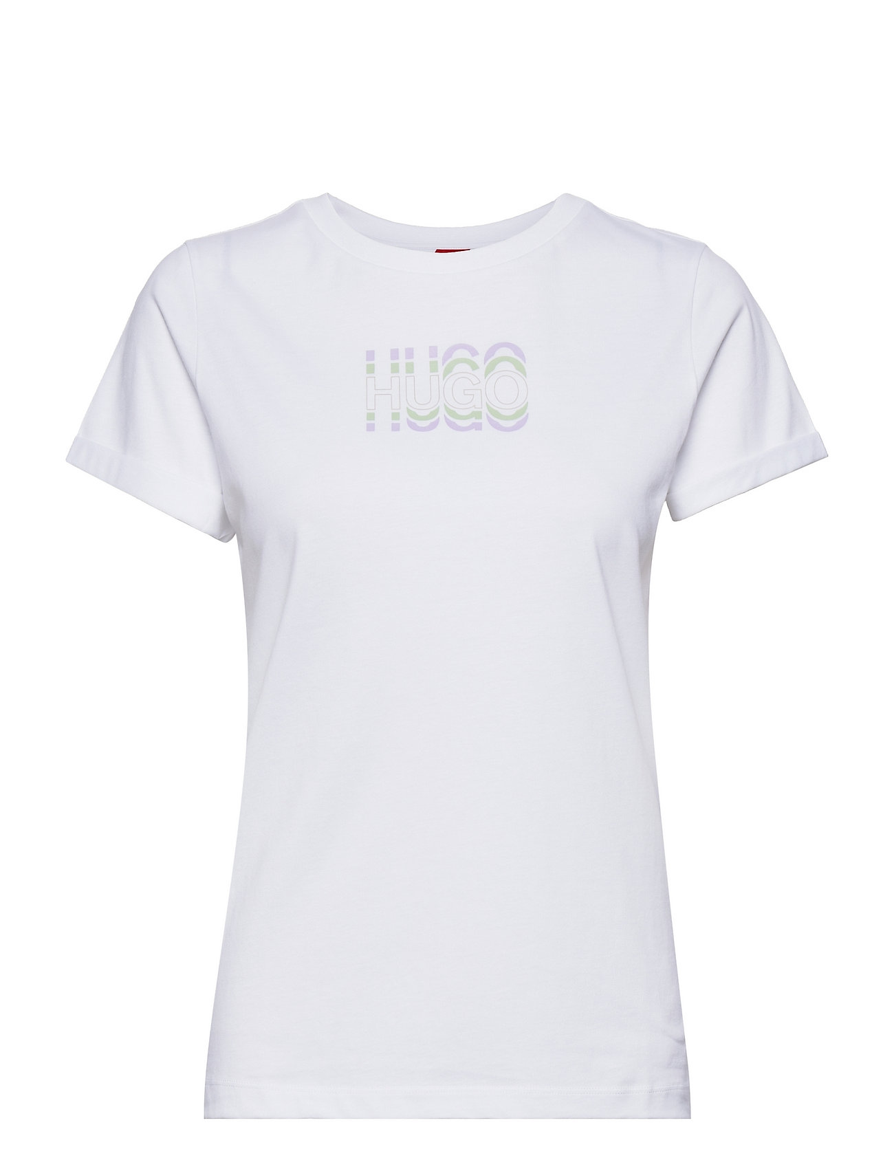 The Slim Tee 11 T-shirts & Tops Short-sleeved Valkoinen HUGO