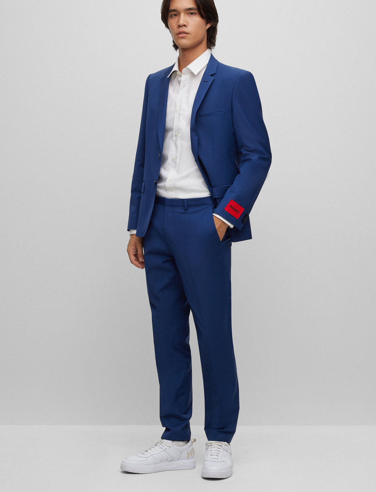 HUGO Elisha02, 45, White, Skjorter > Business, Herre