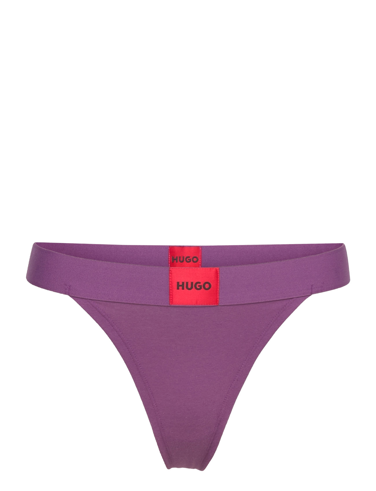 HUGO Velvet Thong Red