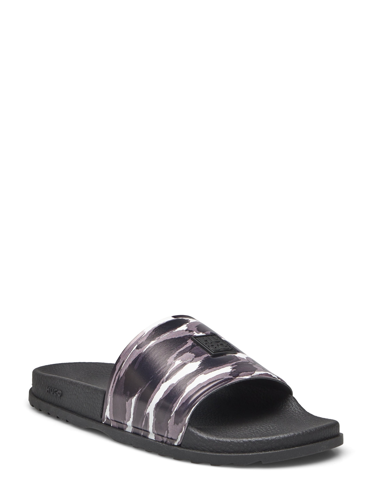 Match_It_Slid_Prcm Designers Summer Shoes Sandals Pool Sliders Black HUGO
