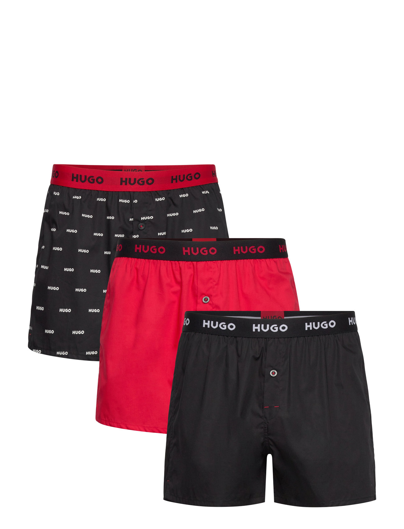 Woven Boxer Triplet Black HUGO 163491