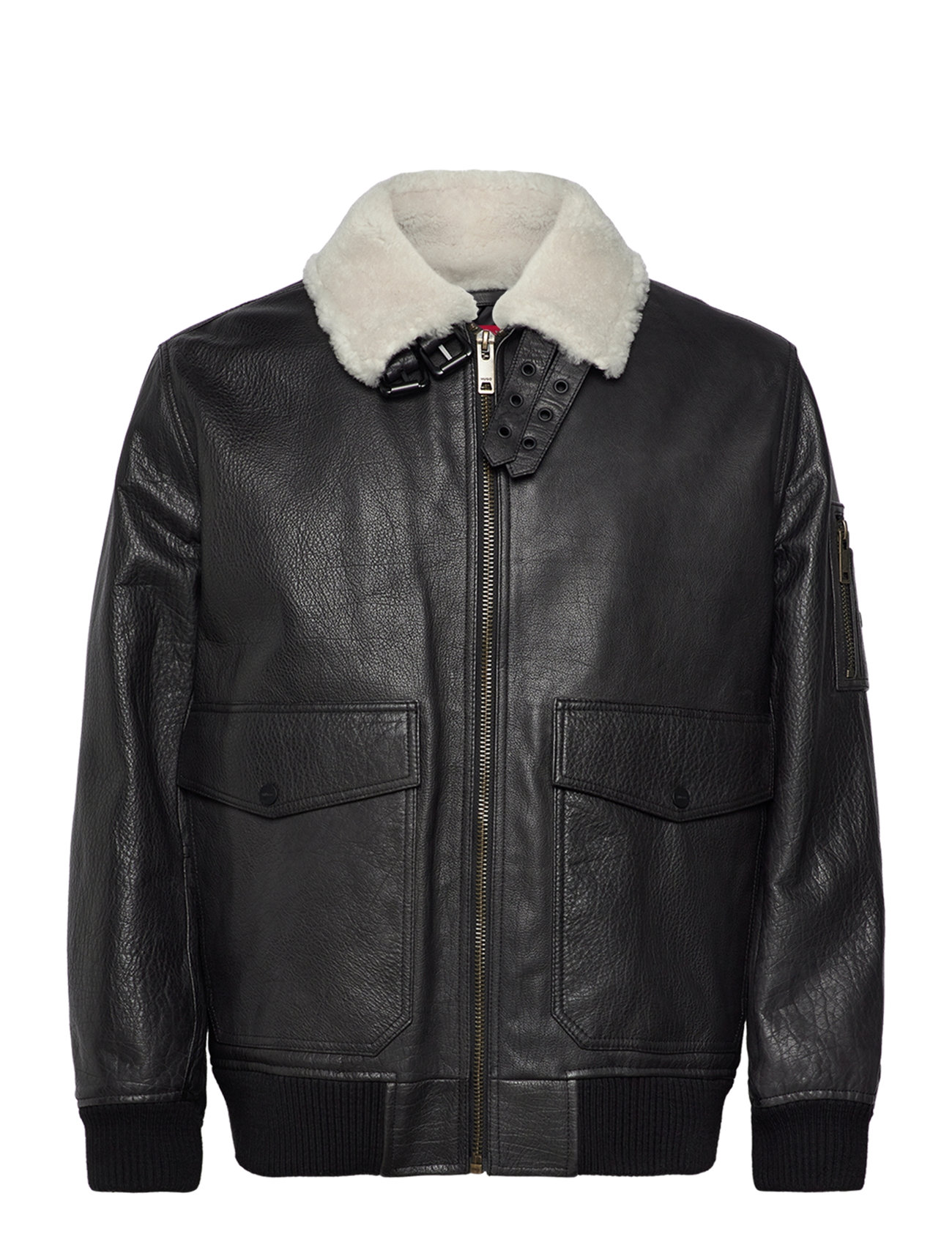 Loran Skinnjakke Skinnjakke Black HUGO